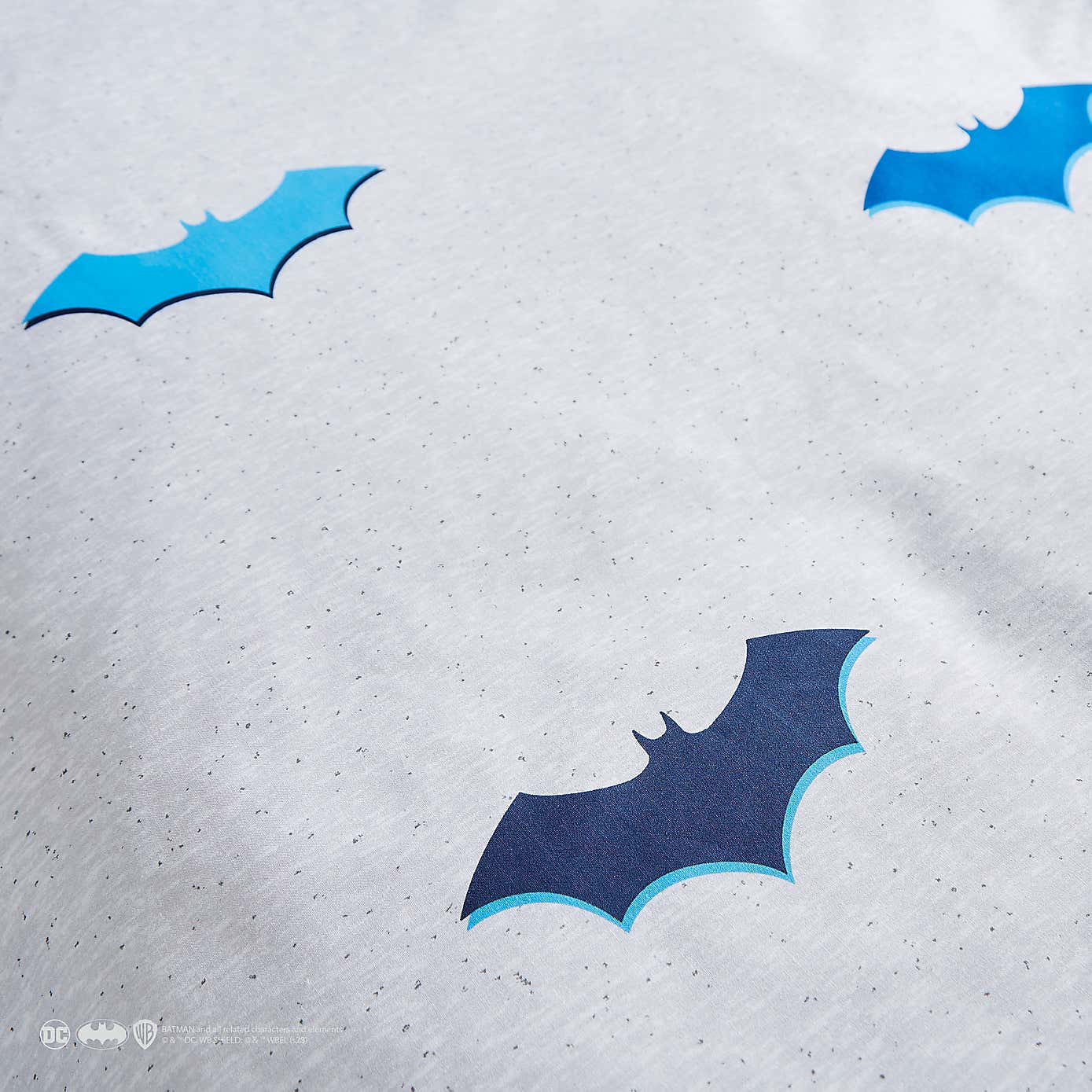 Batman Reversible Grey Duvet and Pillowcase Set