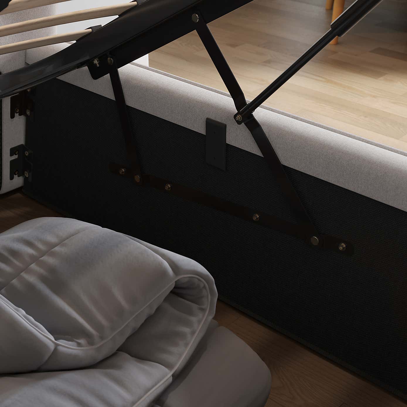 Curves Storage Bed