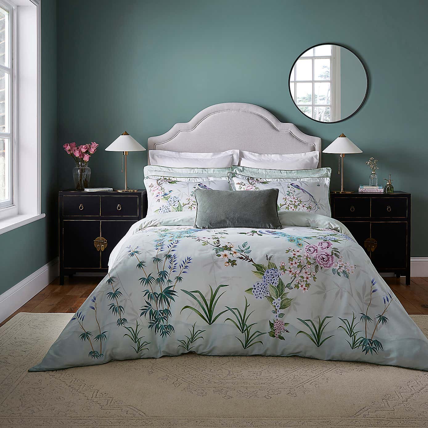 Dorma Love Bird Cotton Duvet Cover and Pillowcase Set