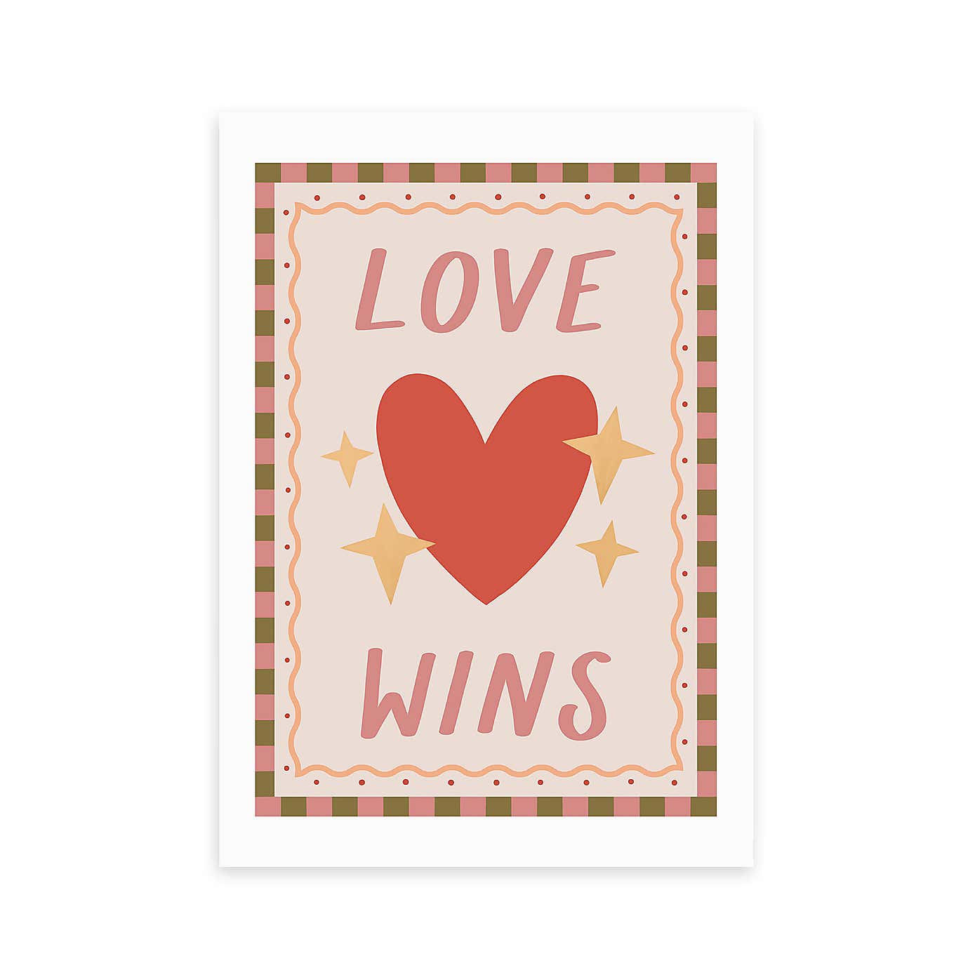 East End Prints Love Wins by Kid of the Village
