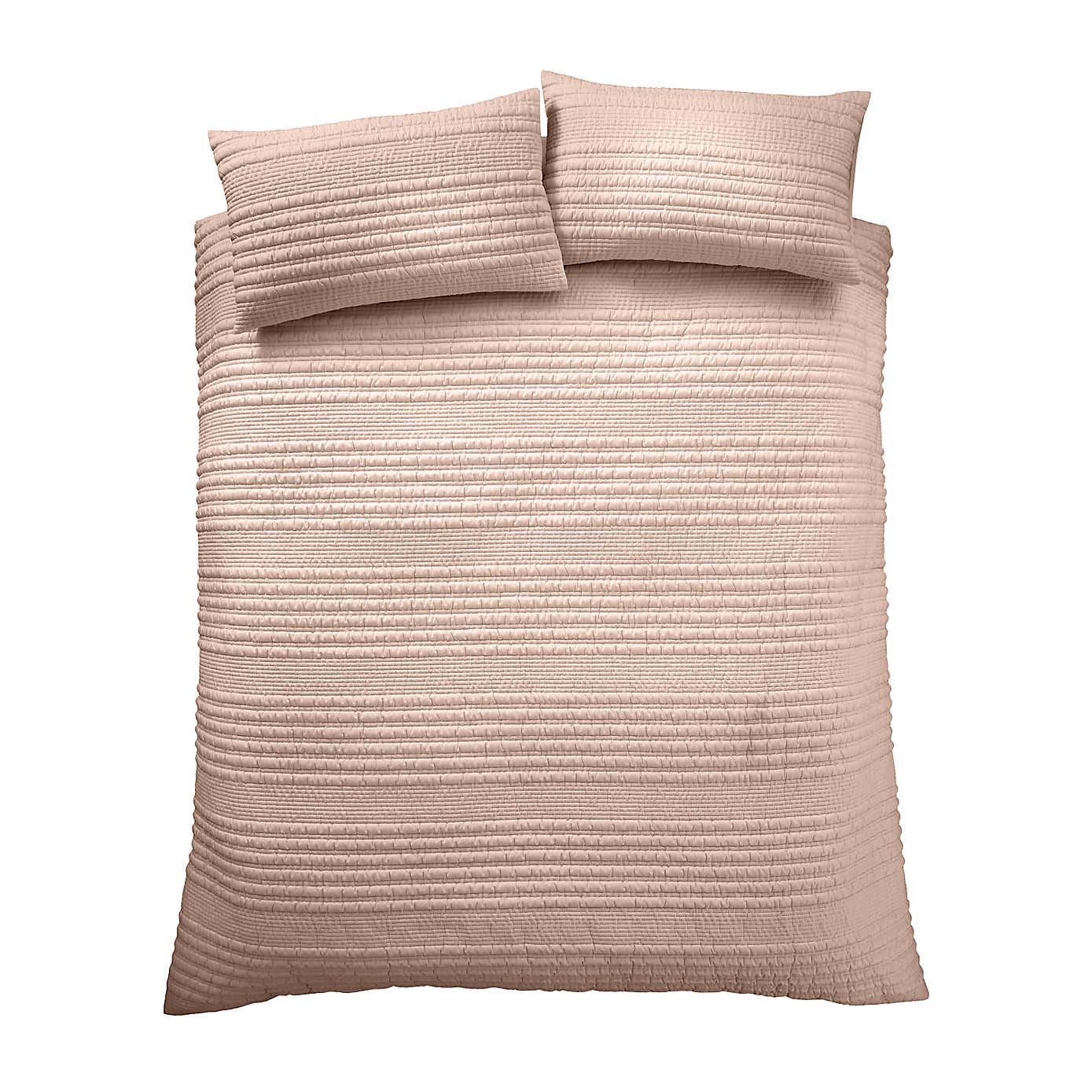 Catherine Lansfield Lennon Stripe Duvet Cover and Pillowcase Set