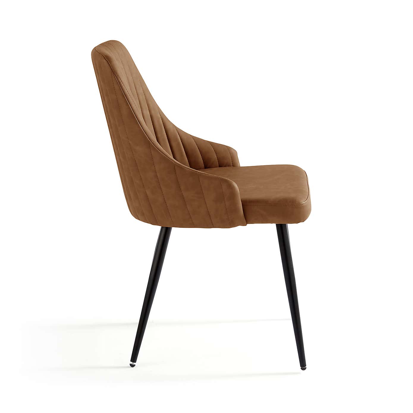 Shea Set of 2 Dining Chairs, Faux Leather