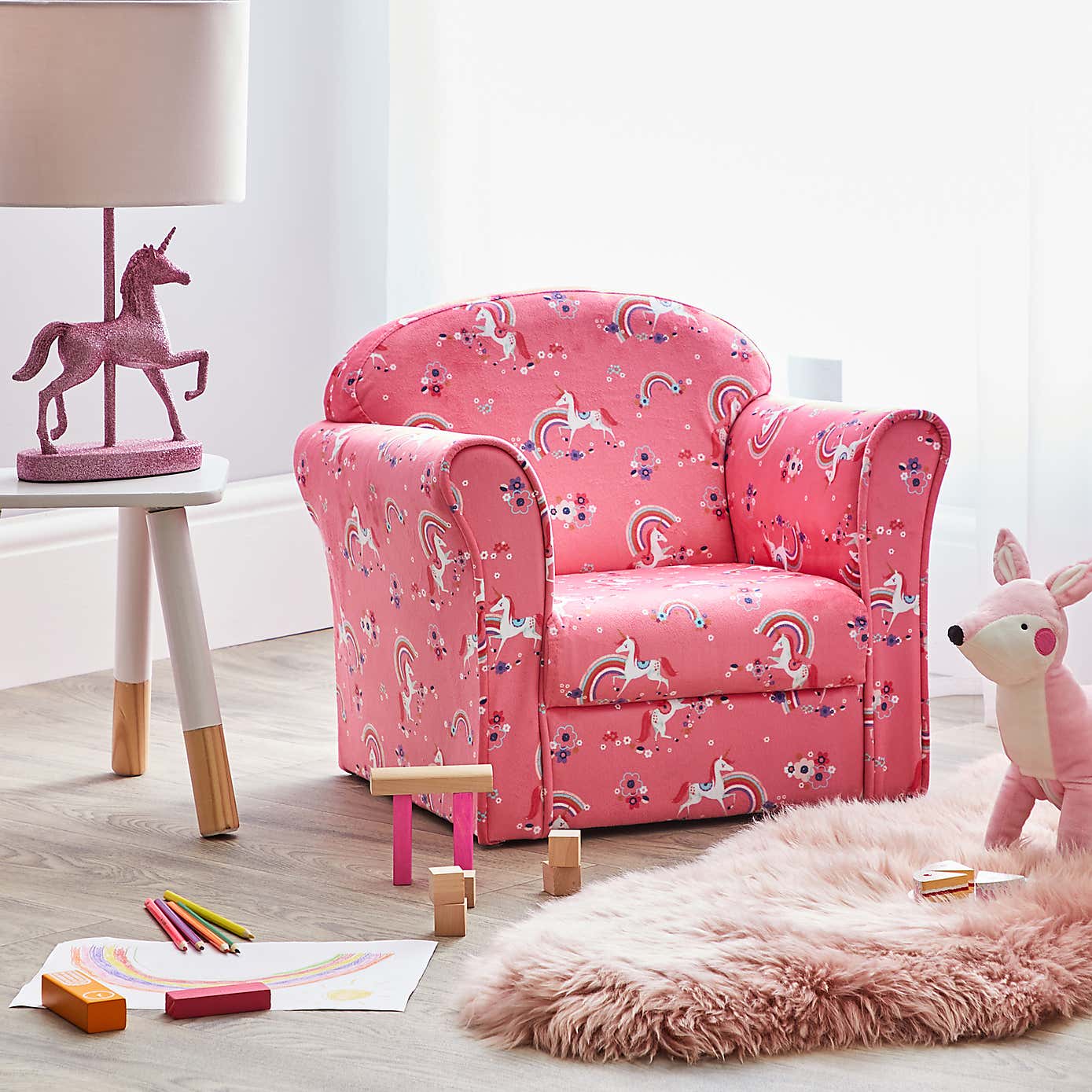 Kids Unicorn Armchair