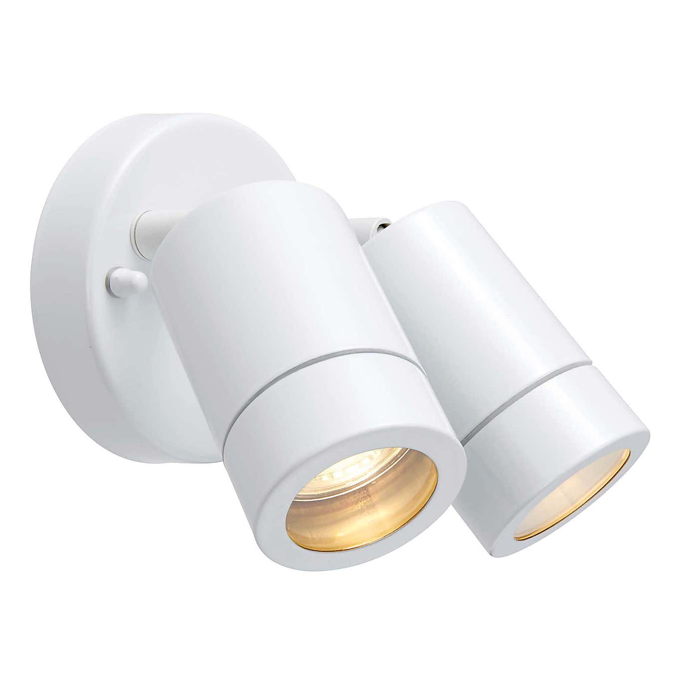 Vogue Alonzo 2 Light Outdoor Wall Spotlight