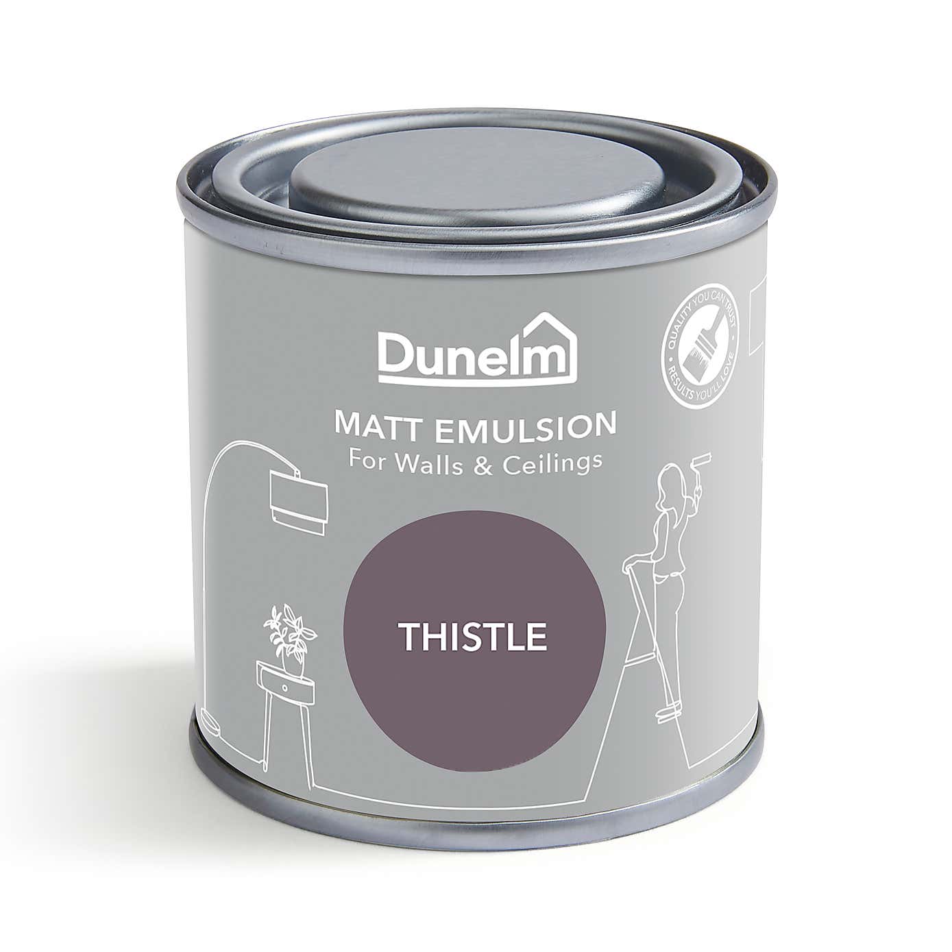 Dunelm Thistle Matt Emulsion Paint