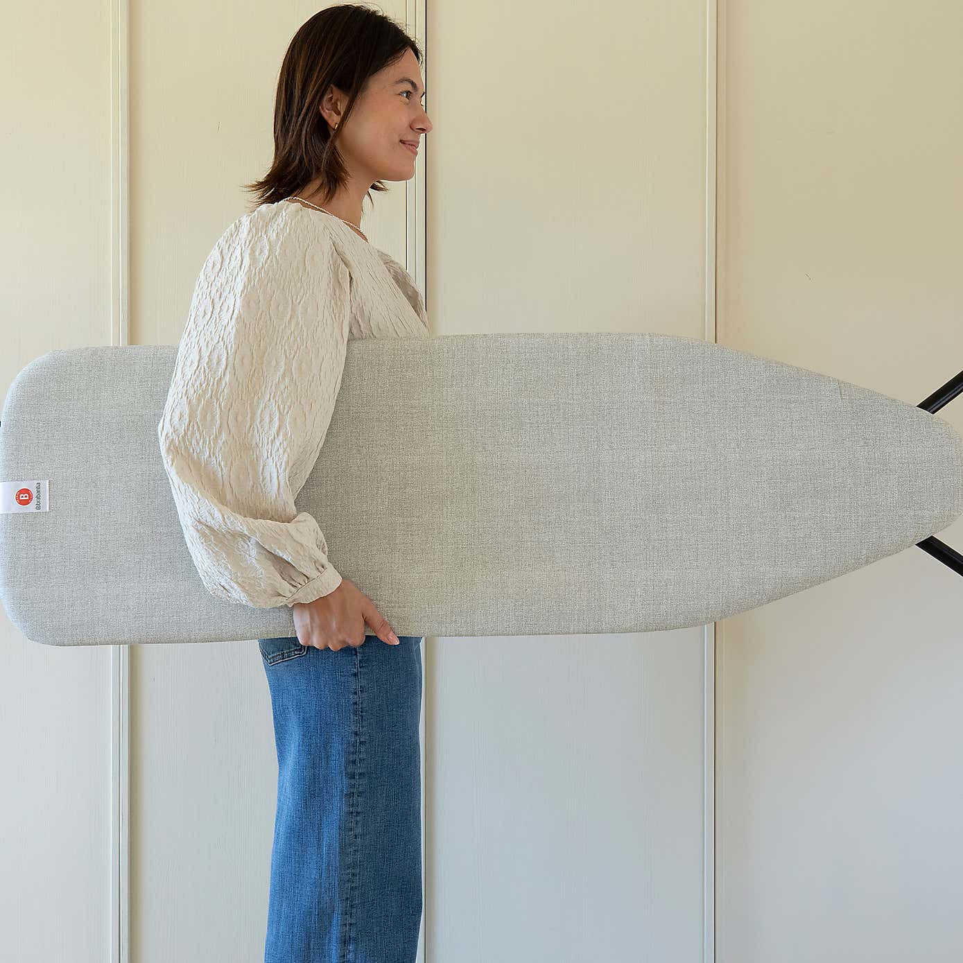 Brabantia Denim Grey Ironing Board Cover 124x38cm