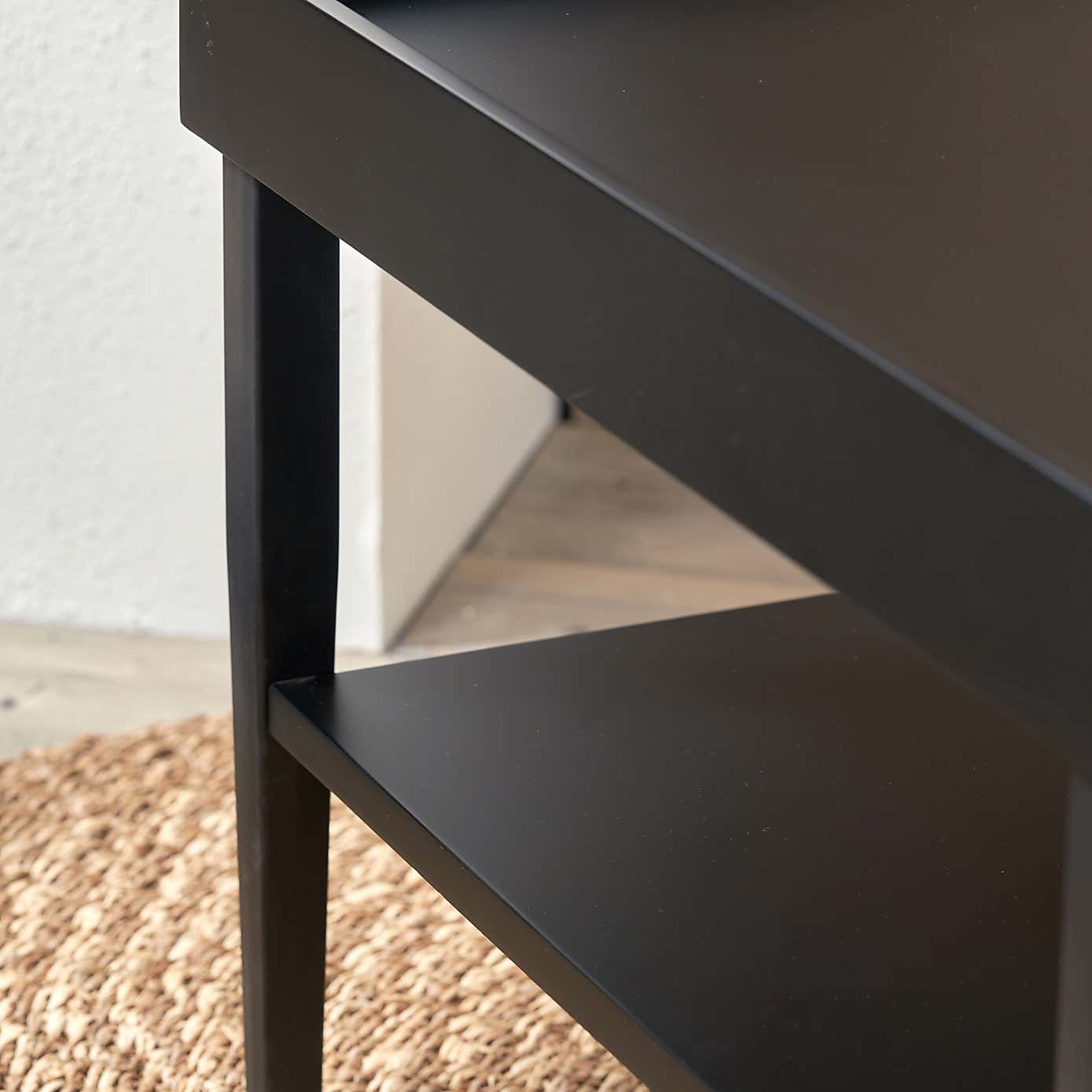 Marnie Coffee Table, Black Wood