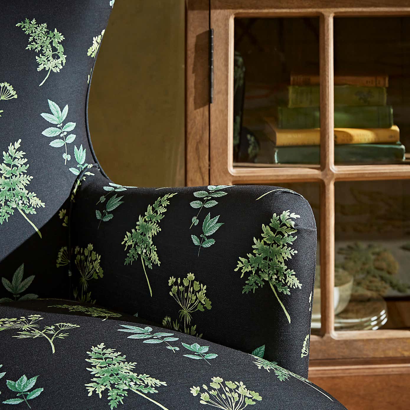 Marlow Marsh Botanical Print Armchair