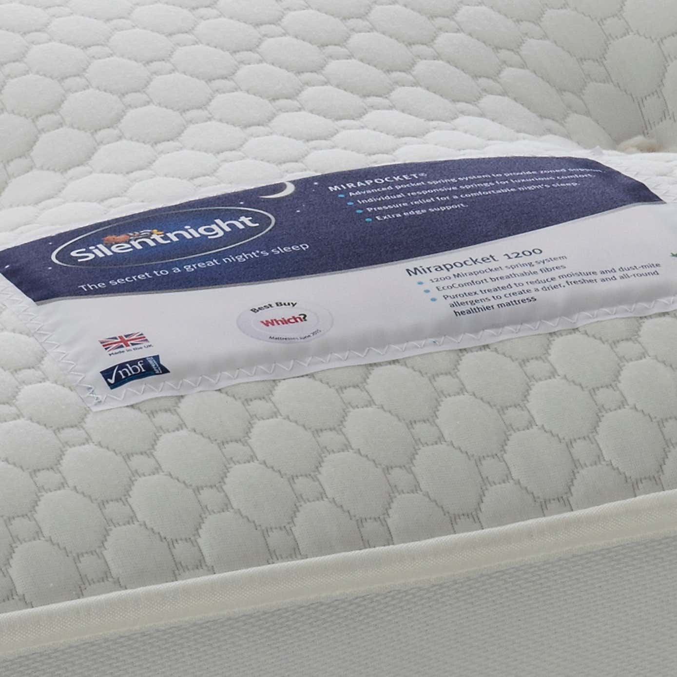 Silentnight Medium Firm 1200 Pocket Mattress