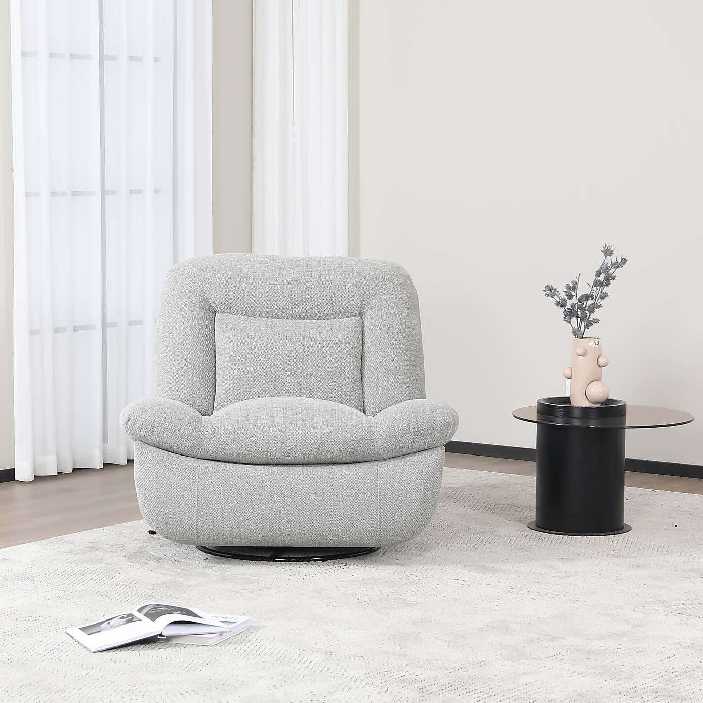 Image Furnishings Ebba Boucle Rocker Recliner Chair