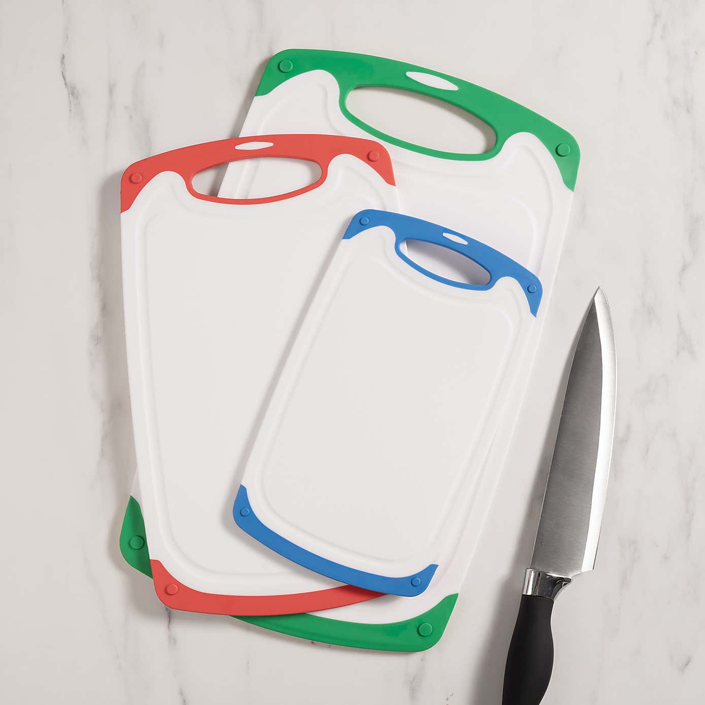 Recycled nonslip chopping board set of 3