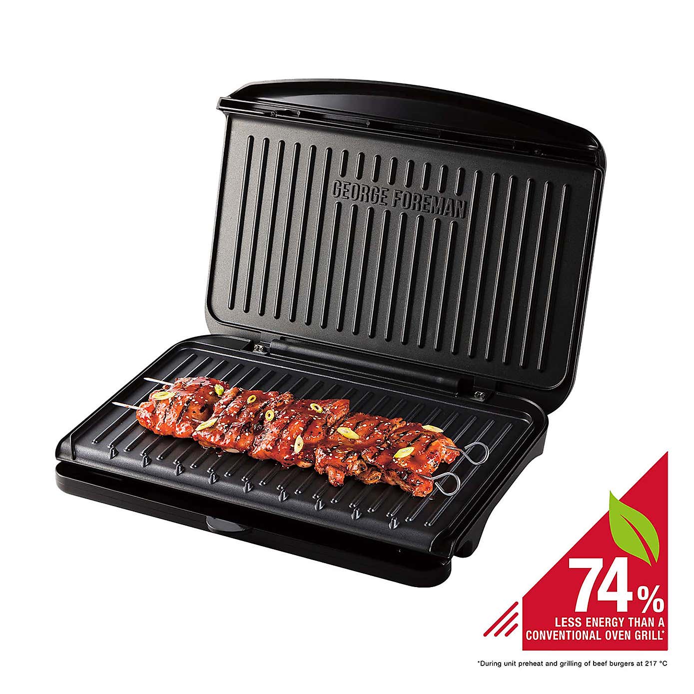 George Foreman Black Large Fit Grill