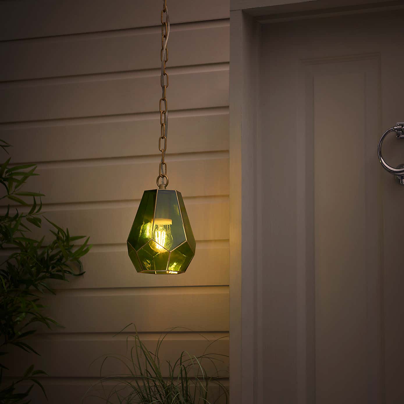 Hartnell Art Deco Adjustable Outdoor Pendant Light