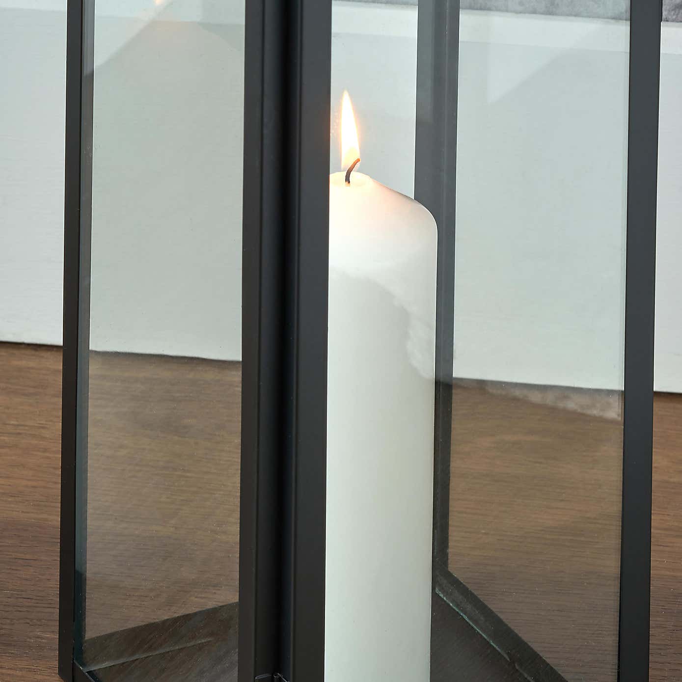 Metal & Glass Lantern