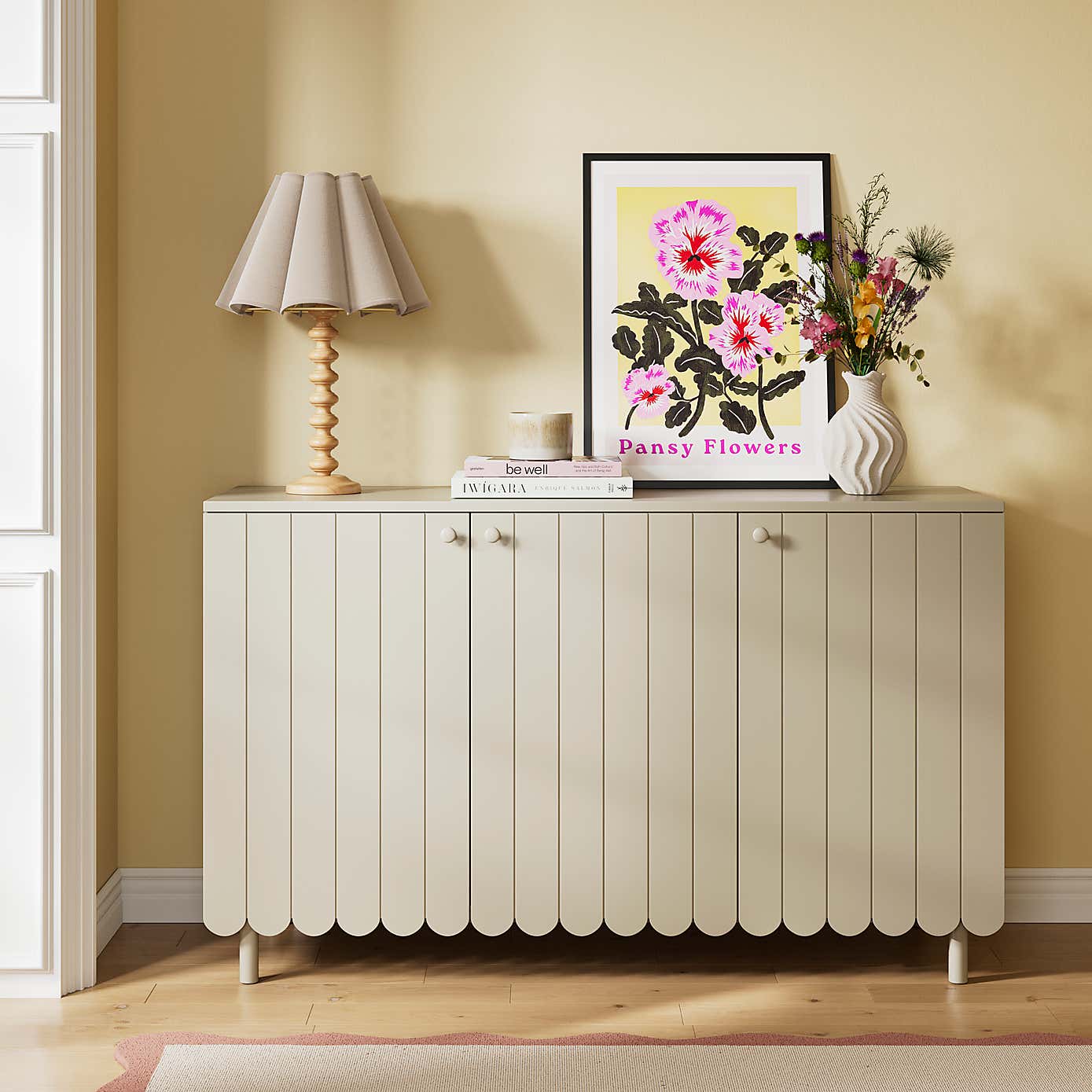 Scallop Wide Sideboard