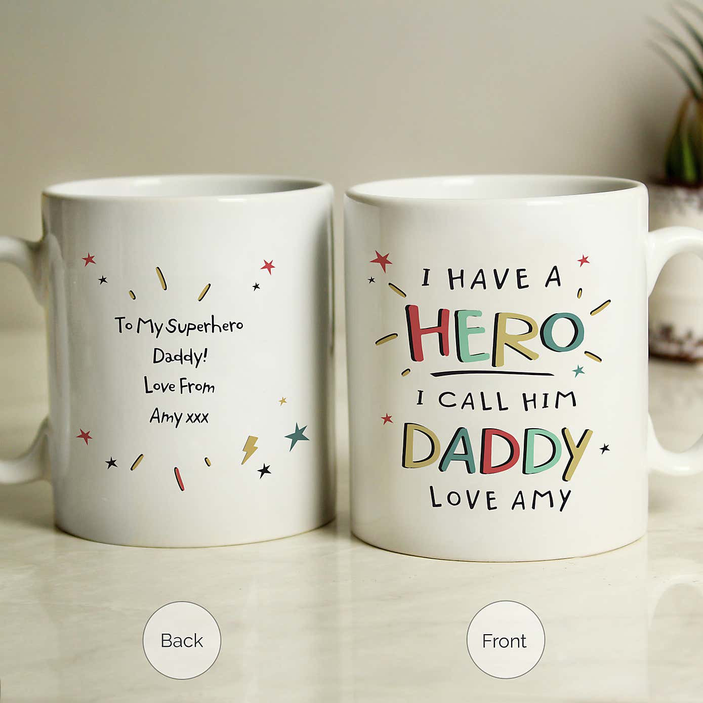 Personalised I Have A Hero Mug