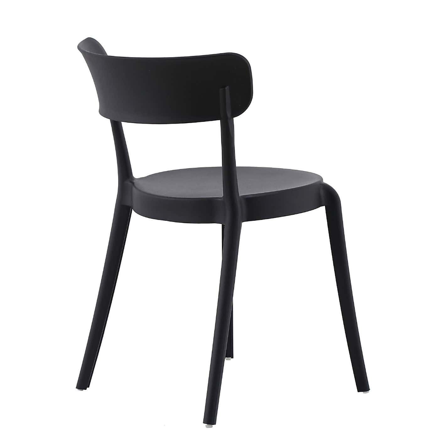 Fusion Living Plastic Bistro Dining Chair