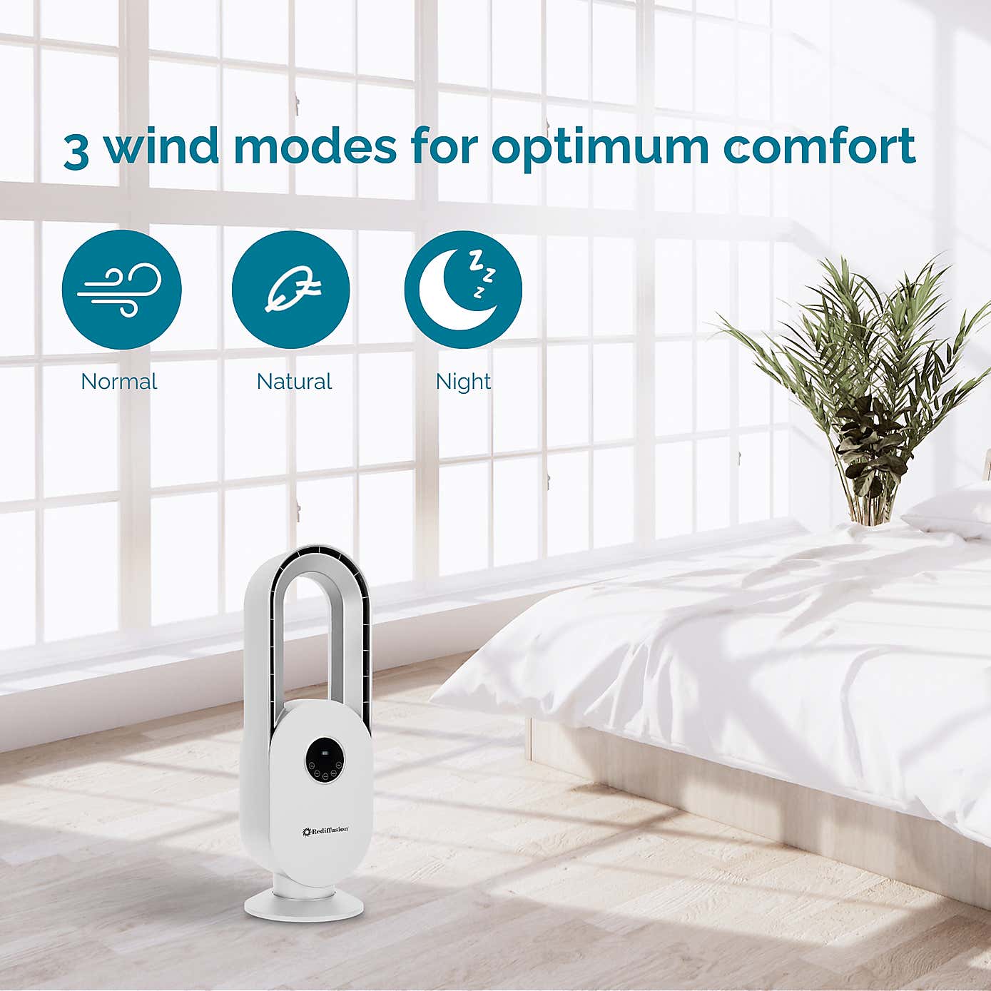 Rediffusion Bladeless Fan