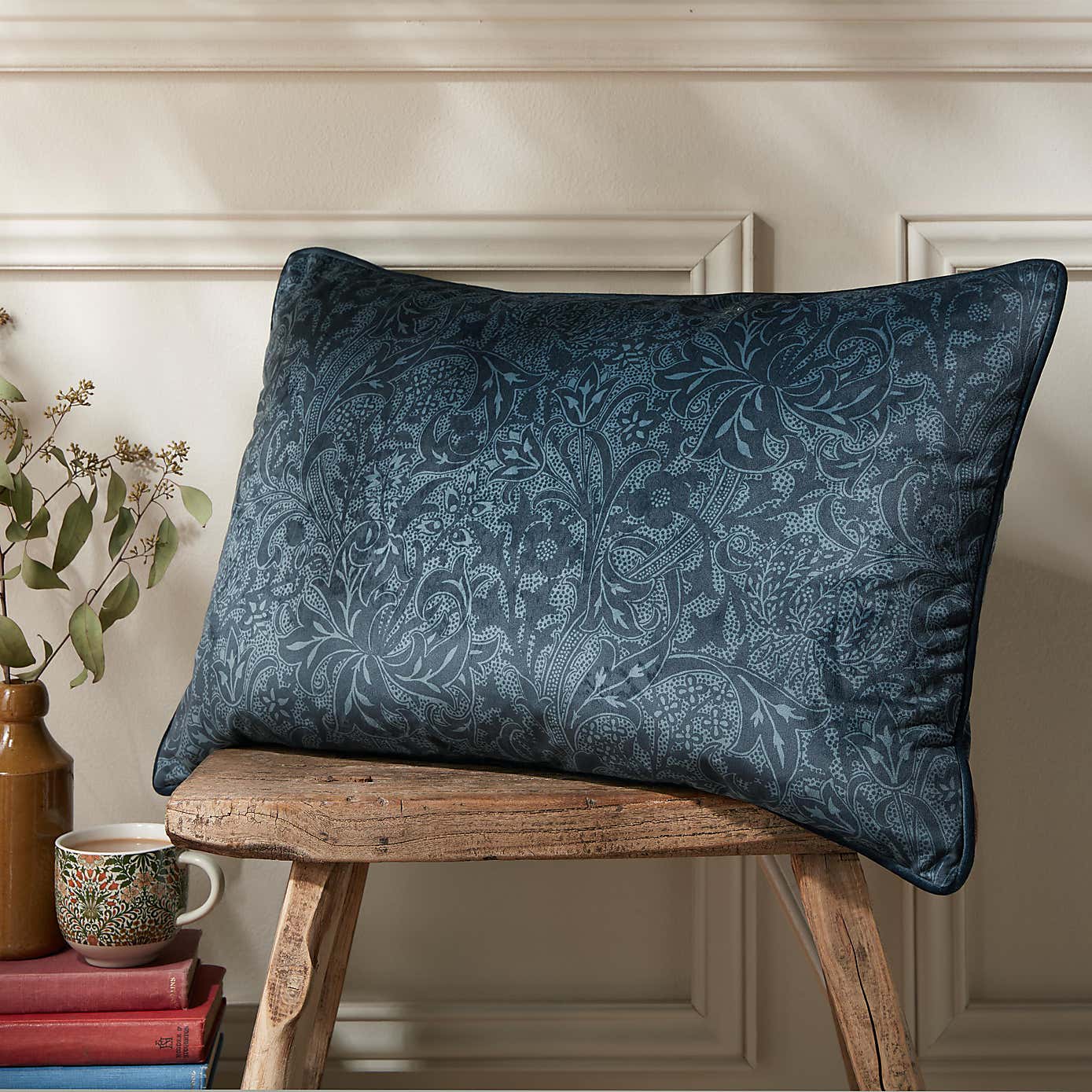 William Morris At Home Golden Lily Tonal Cushion