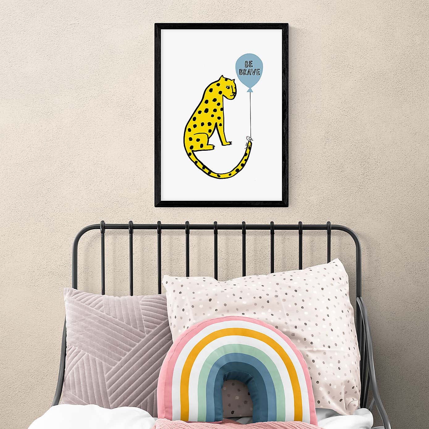 East End Prints Be Brave Leopard Print