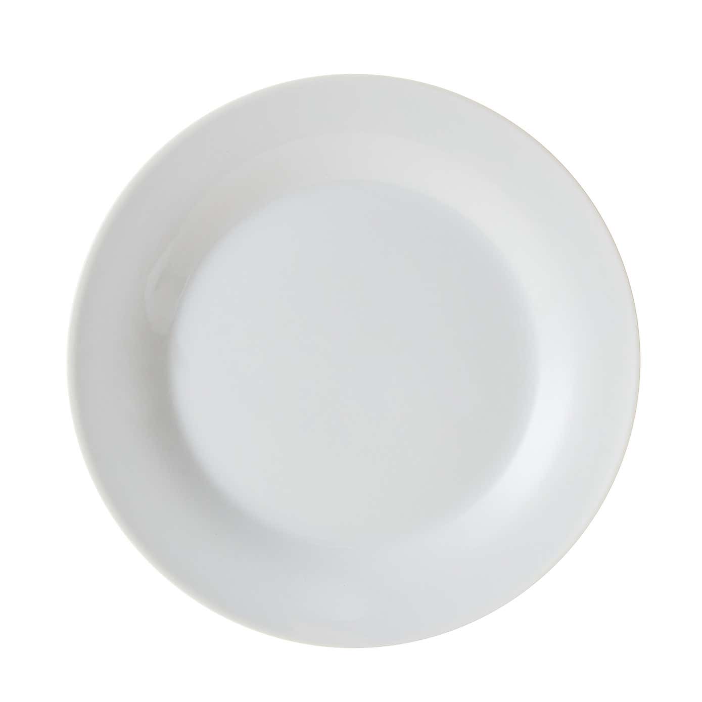 White Rim 12 Piece Dinner Set