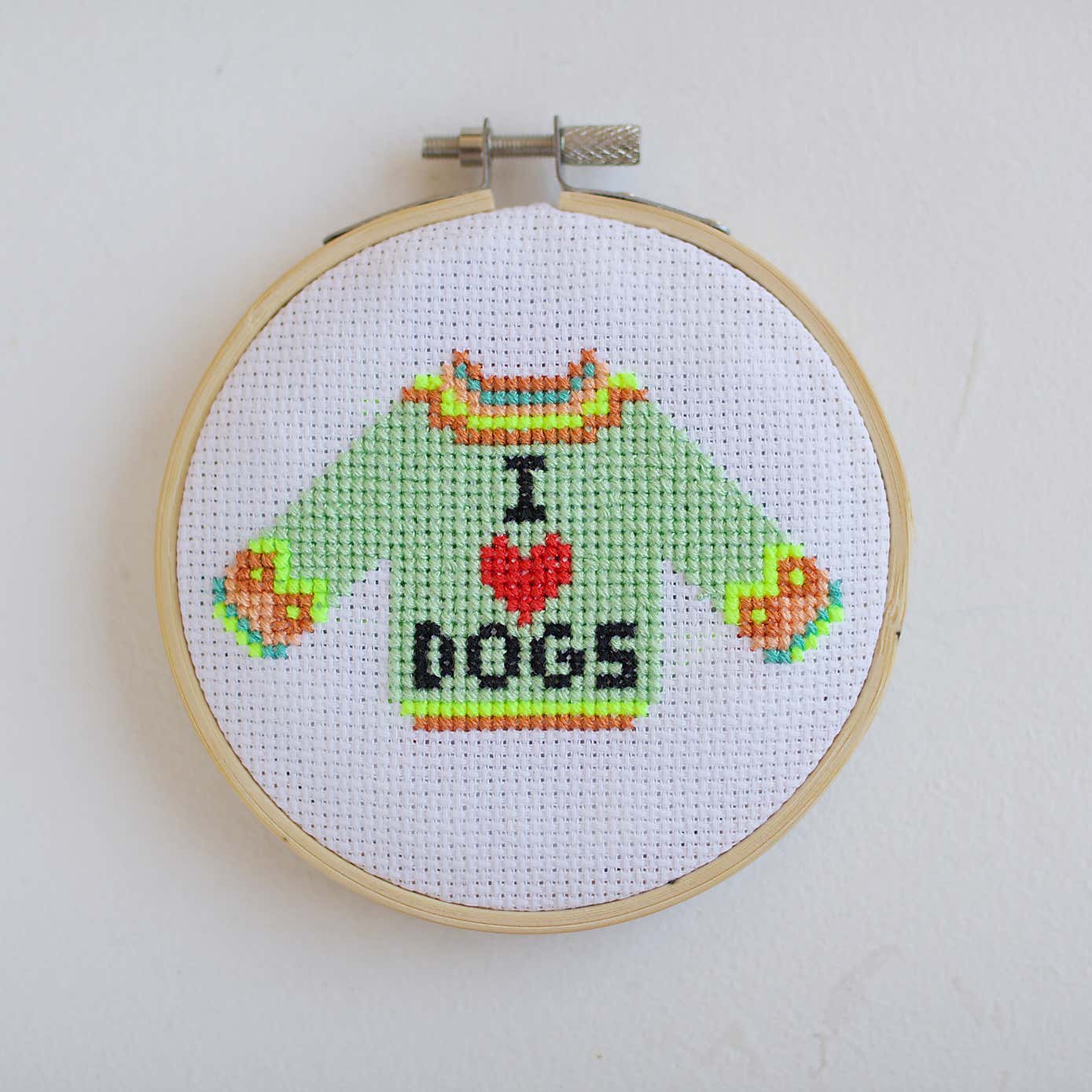 Cotton Clara I Love Dogs Cross Stitch Kit
