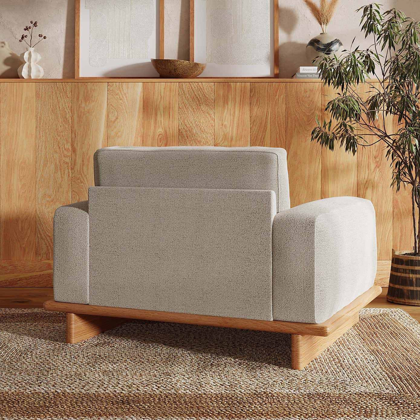 Nook Boucle Texture Snuggle Chair