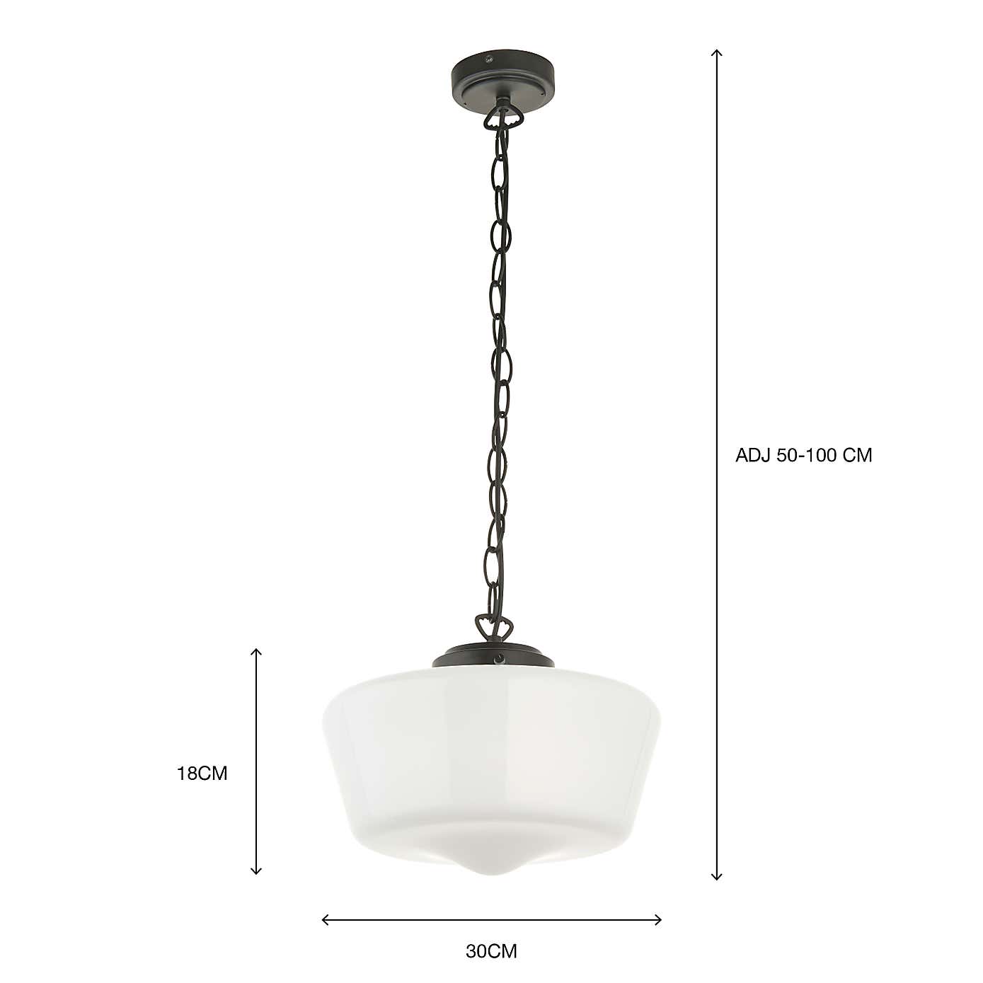 Mondez Bathroom 1 Light Pendant Ceiling Fitting