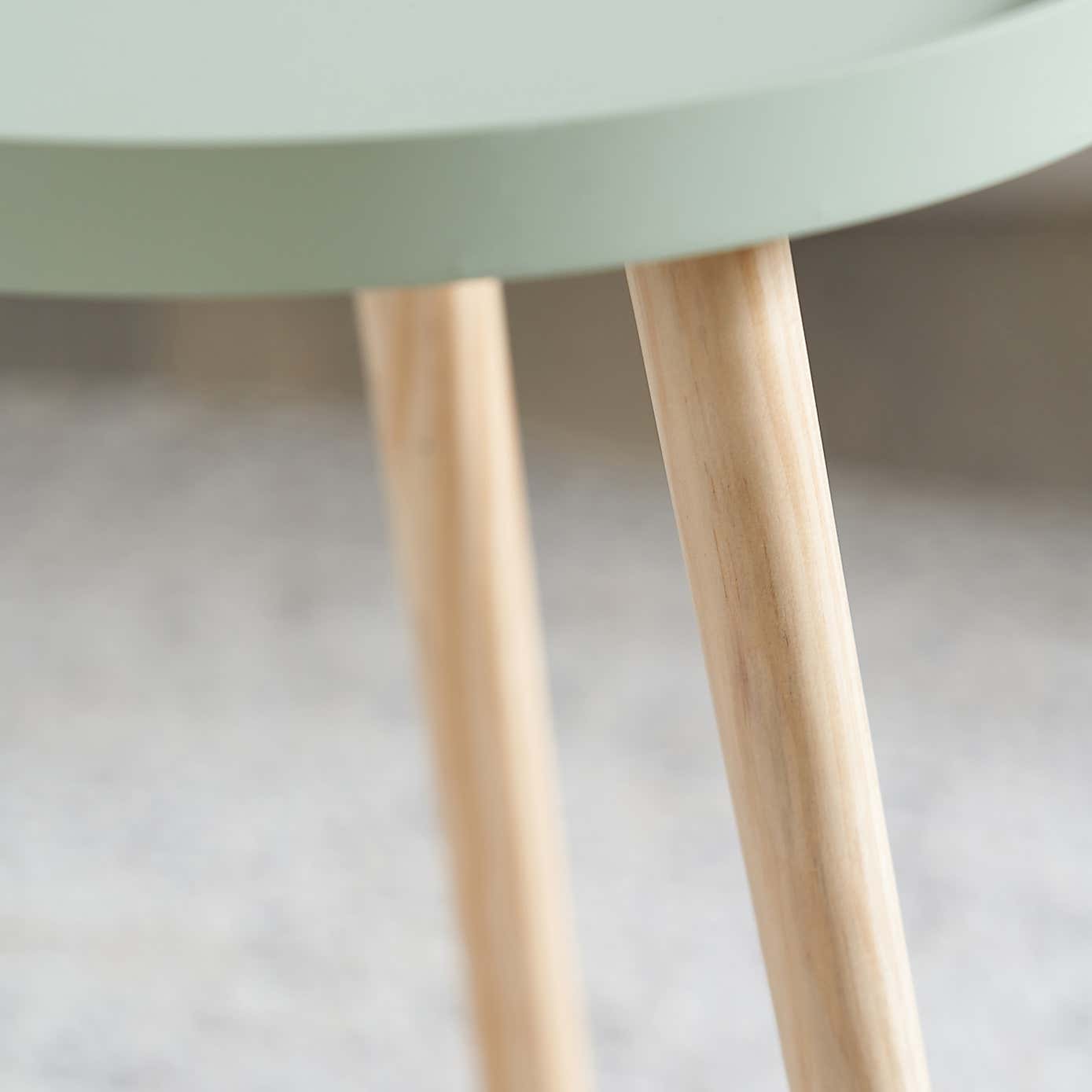 Halston Side Table, Natural Pine