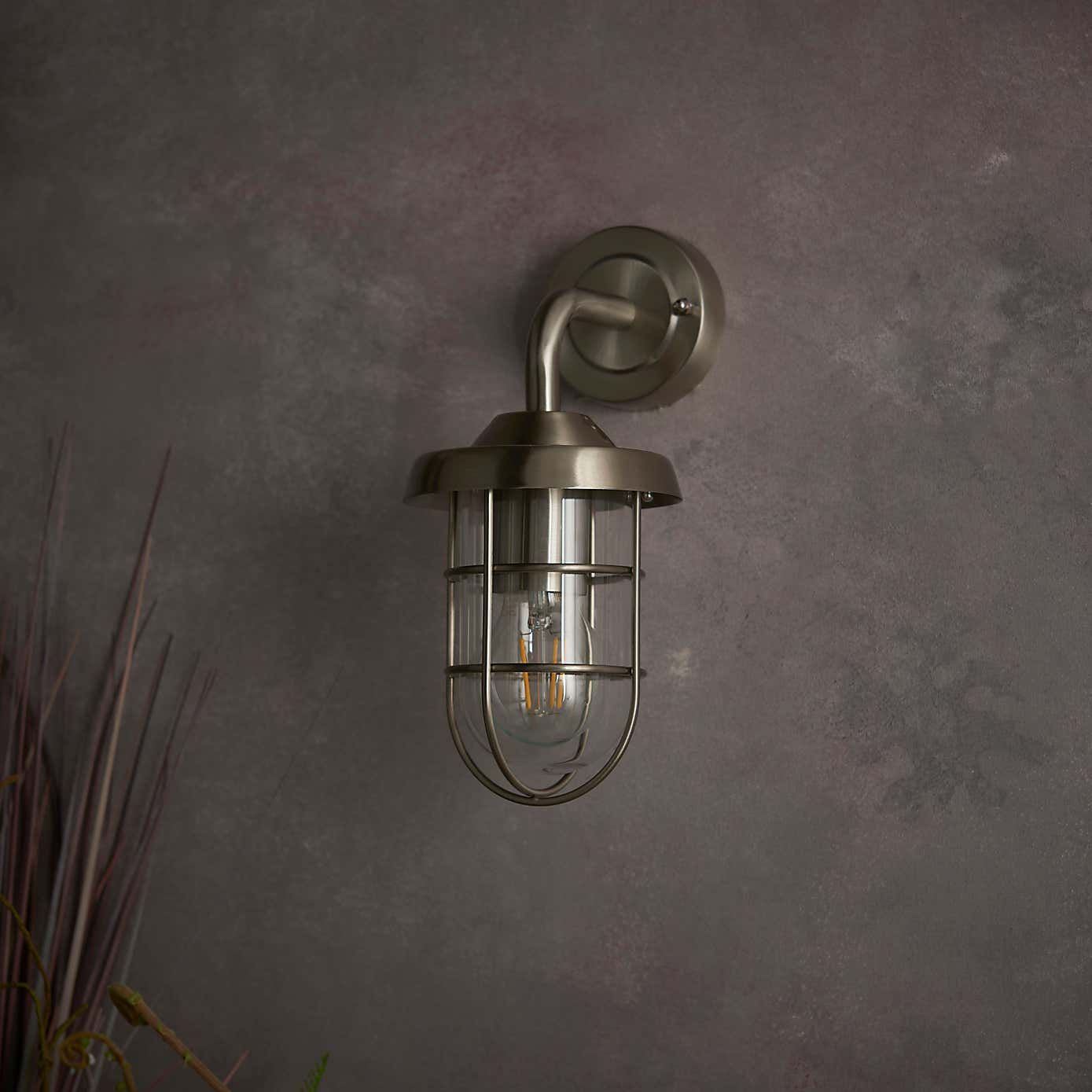 Barker Industrial Outdoor Wall Light