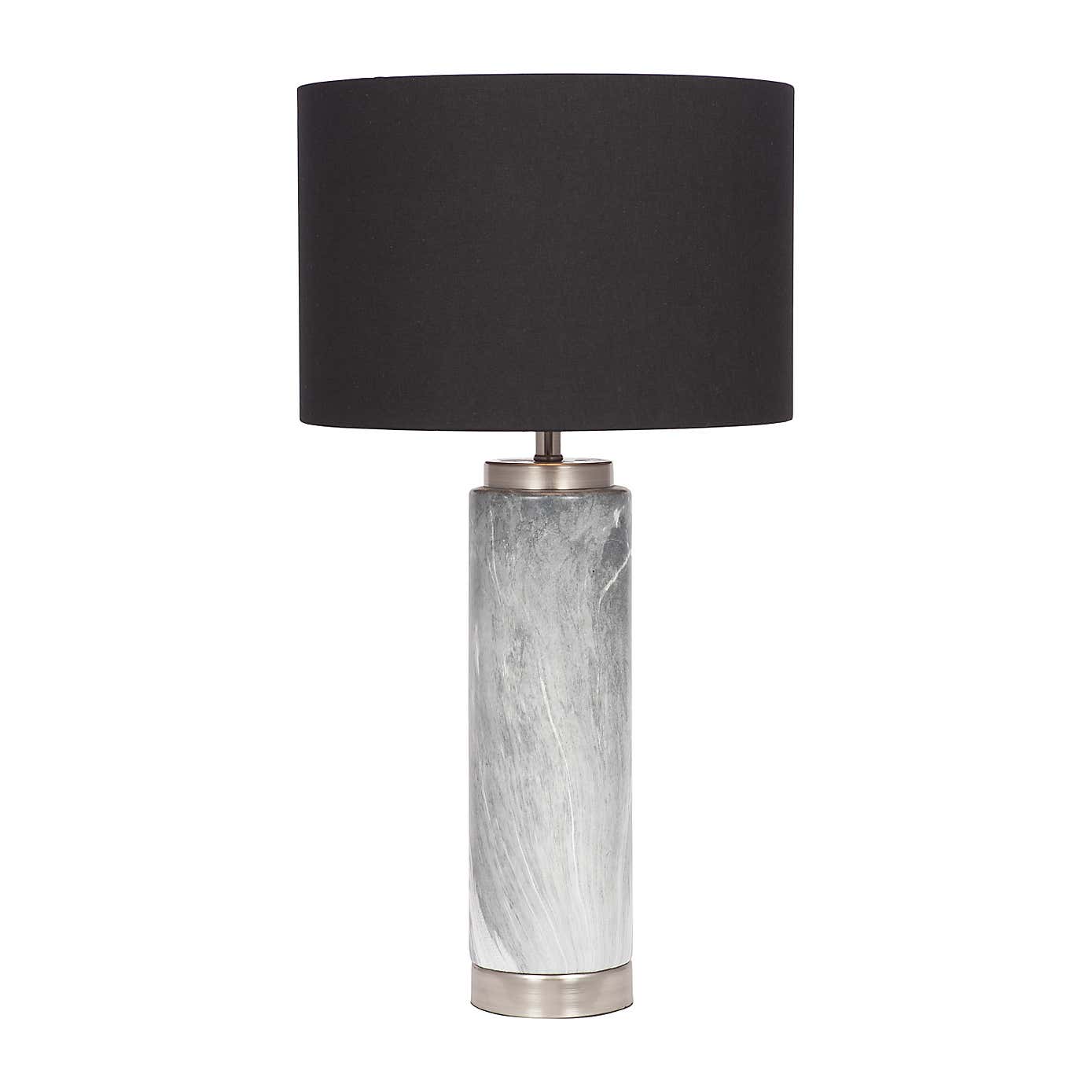 Carrara Grey Tall Table Lamp