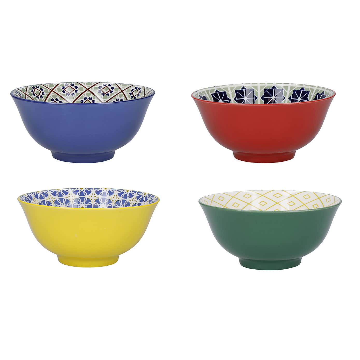 Kitchencraft World of Flavour Set of 4 Ceramic Serving Bowls