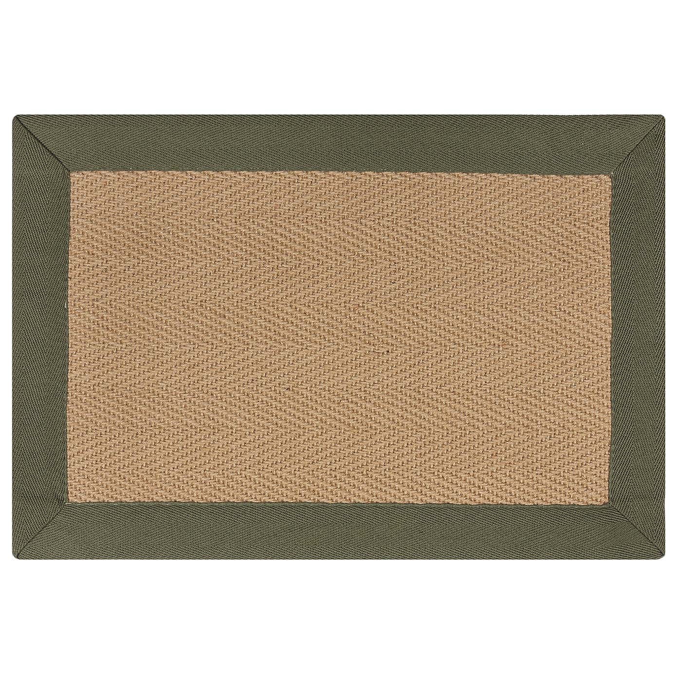 Herringbone Jute Border Doormat
