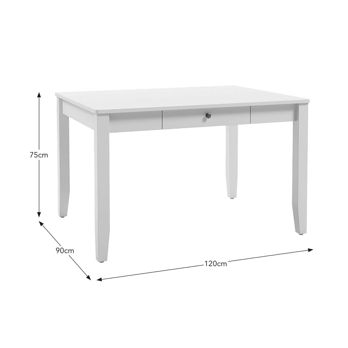 Lynton Compact Rectangular 4 Seater Dining Table