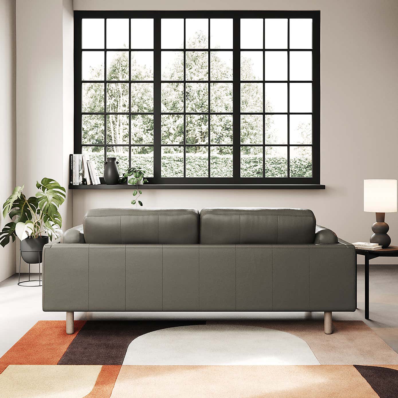 Newton Classic Leather 3 Seater Sofa