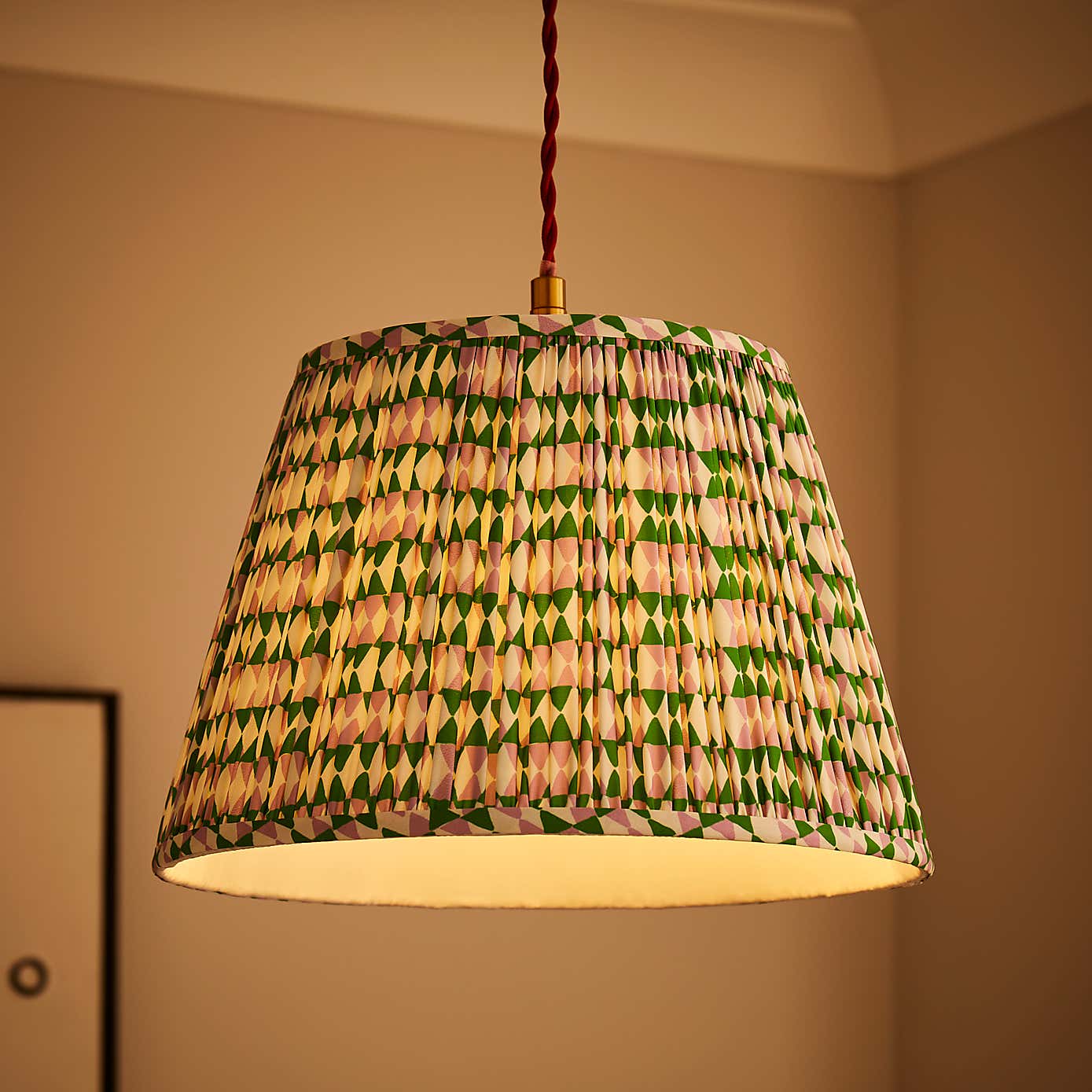 Joyce Conical Green Lamp Shade