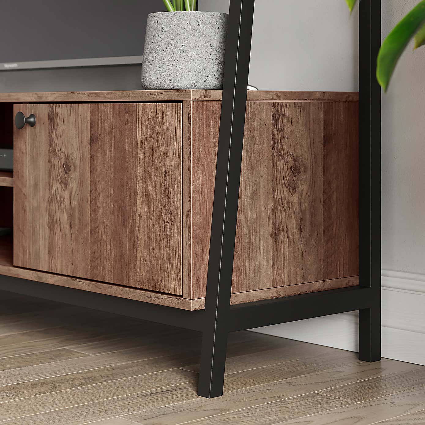 Fulton Ladder Shelf TV Stand