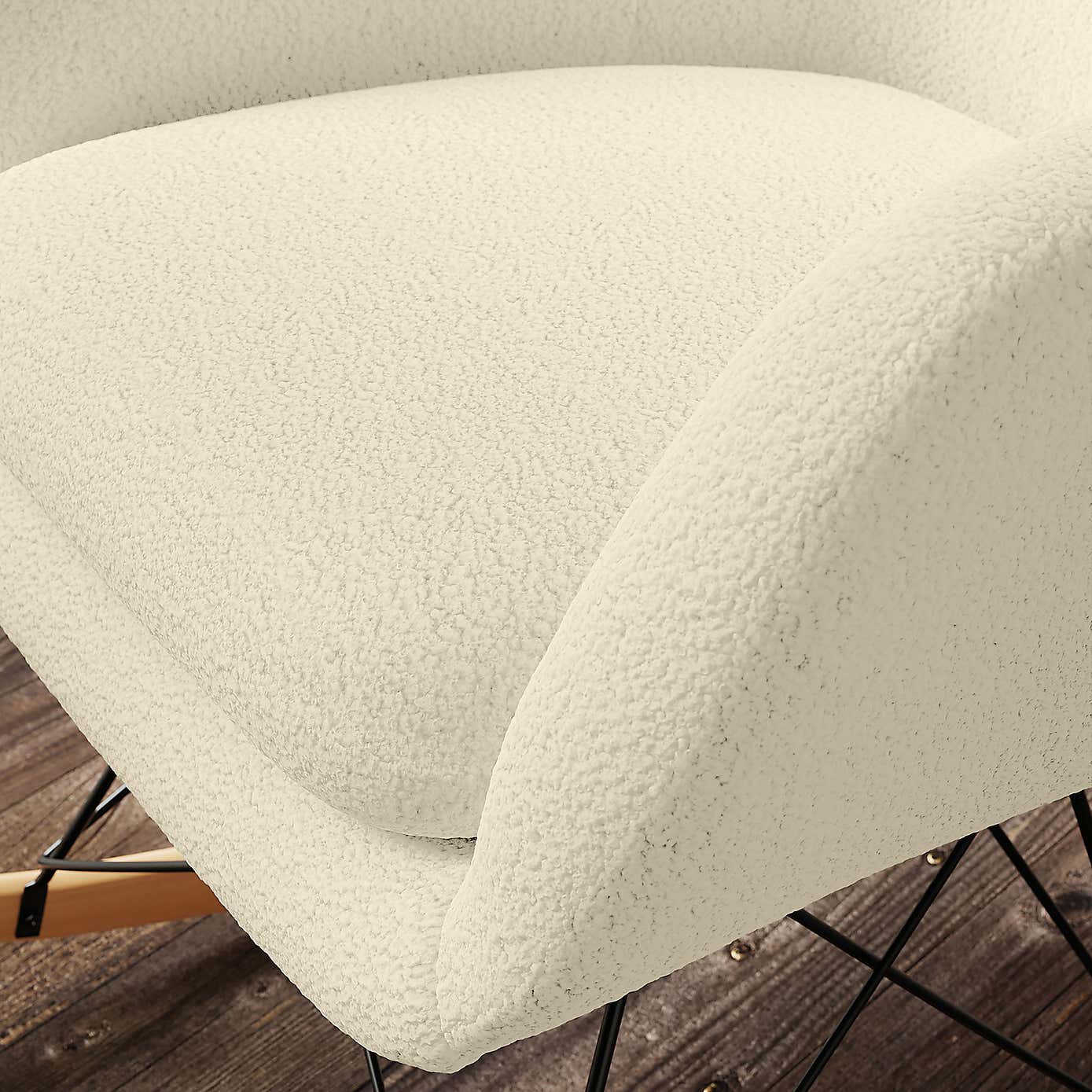 Iris Sherpa Rocking Chair