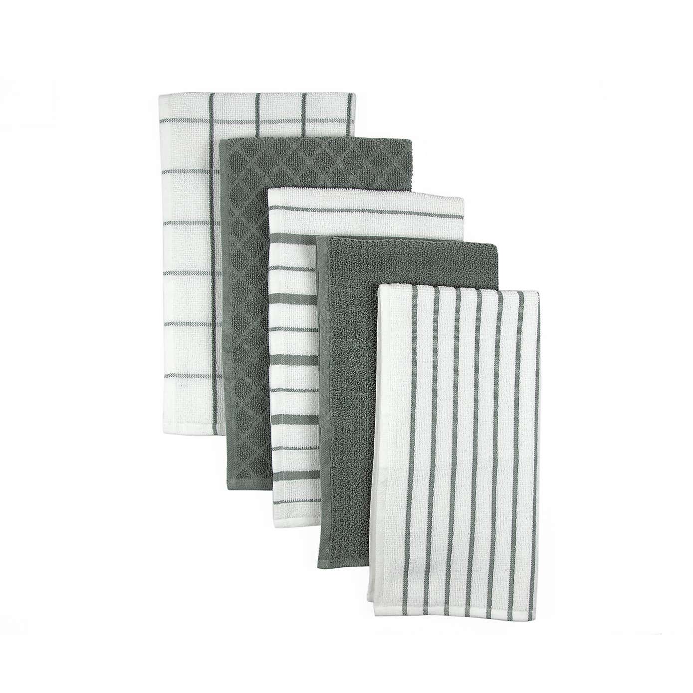 Set of 5 Terry Tea Towels