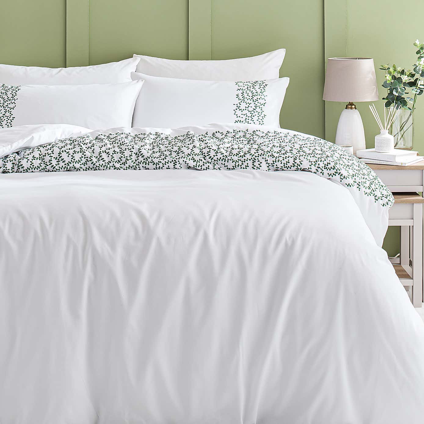 Kersey Embroidery Duvet Cover & Pillowcase Set
