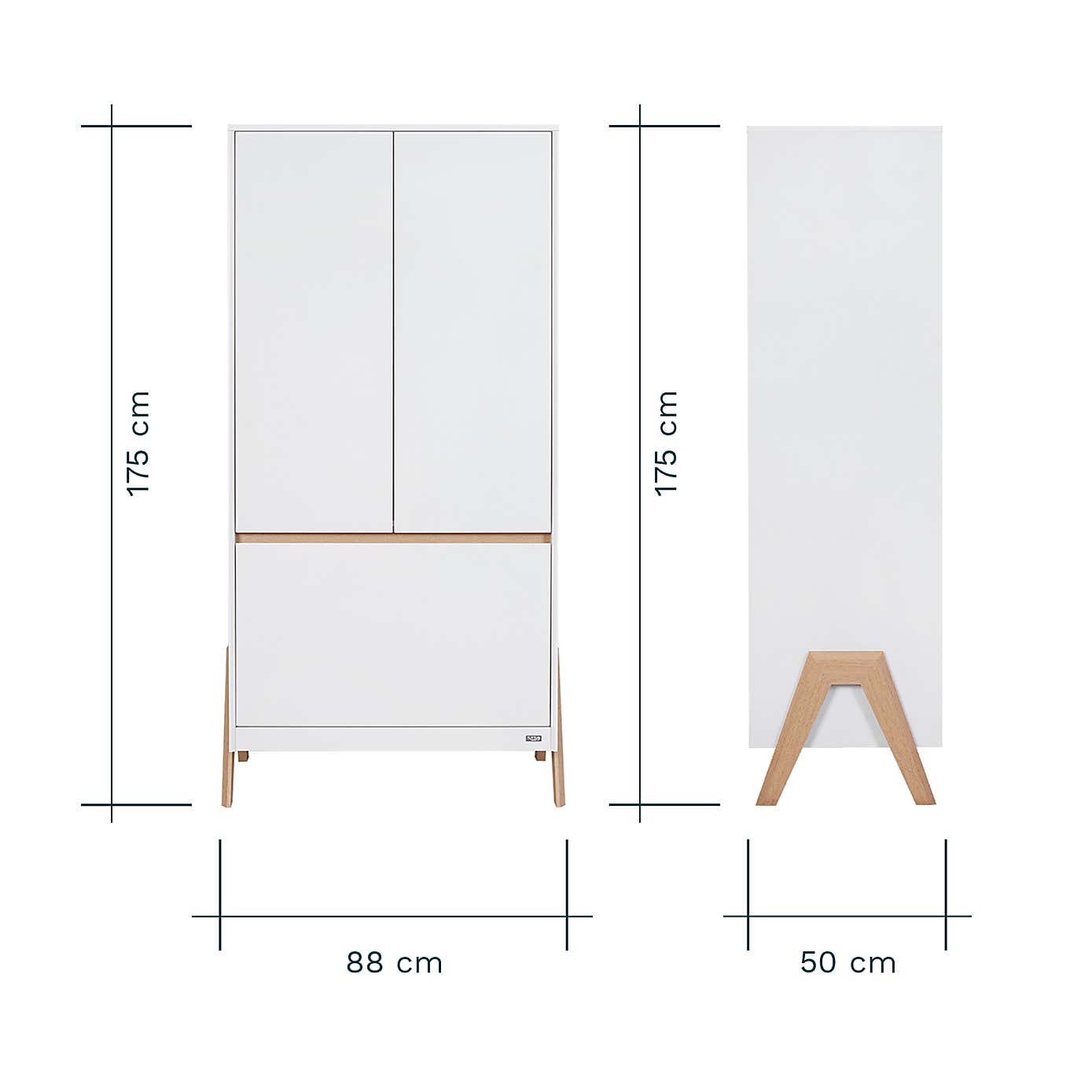 Tutti Bambini Fuori 3 Piece Nursery Furniture Set