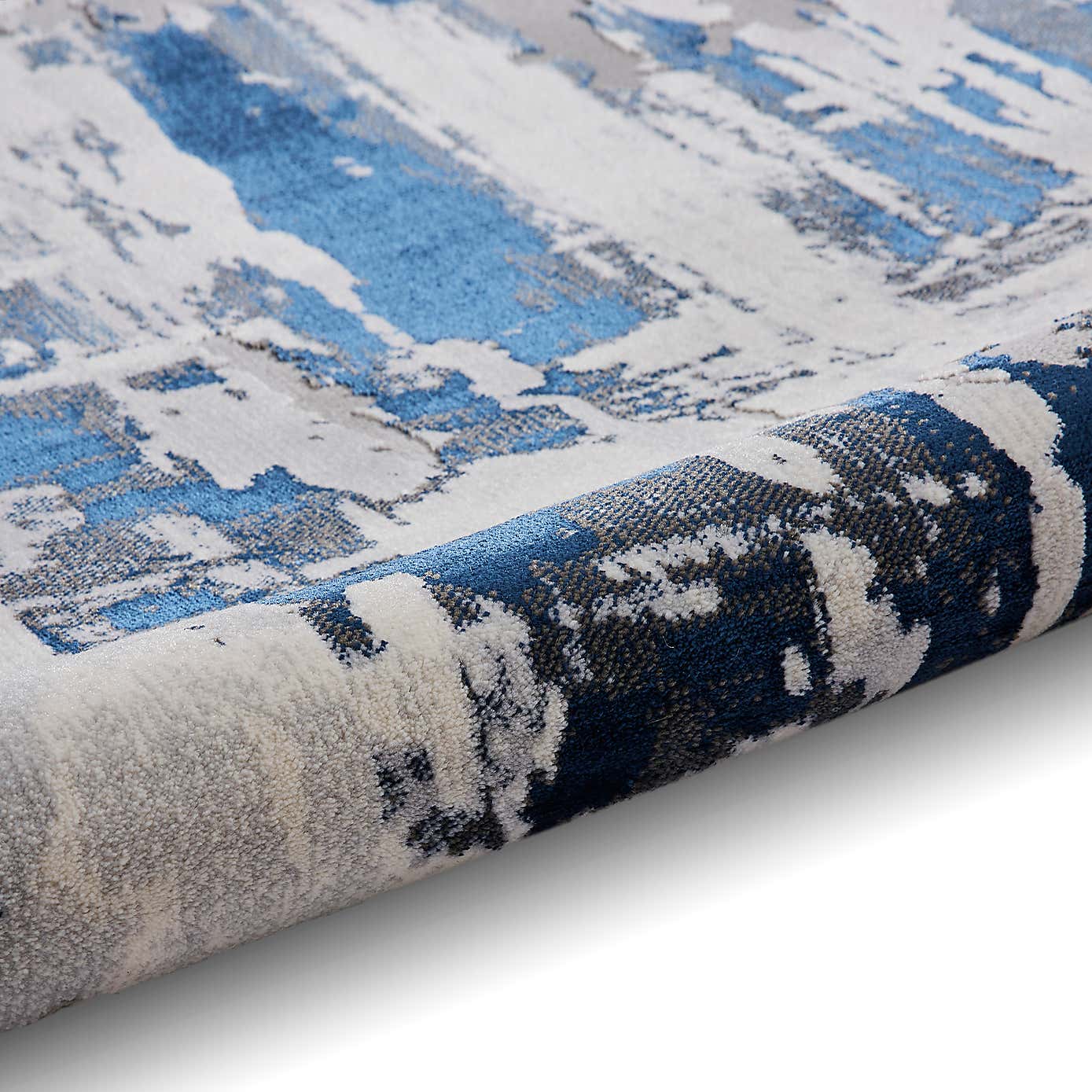 Apollo Marble Effect Washable Rug