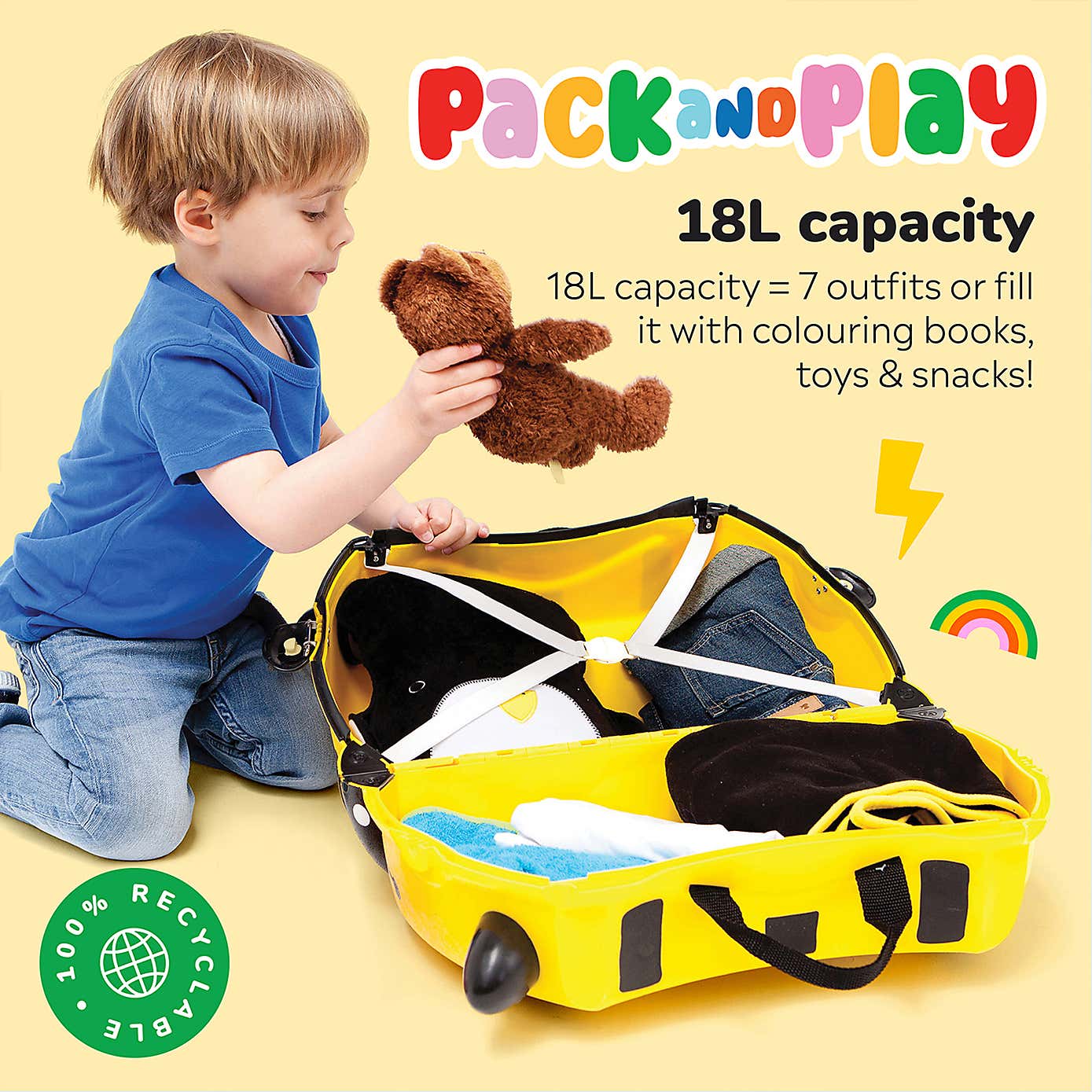 Trunki Bernard Ride On Suitcase