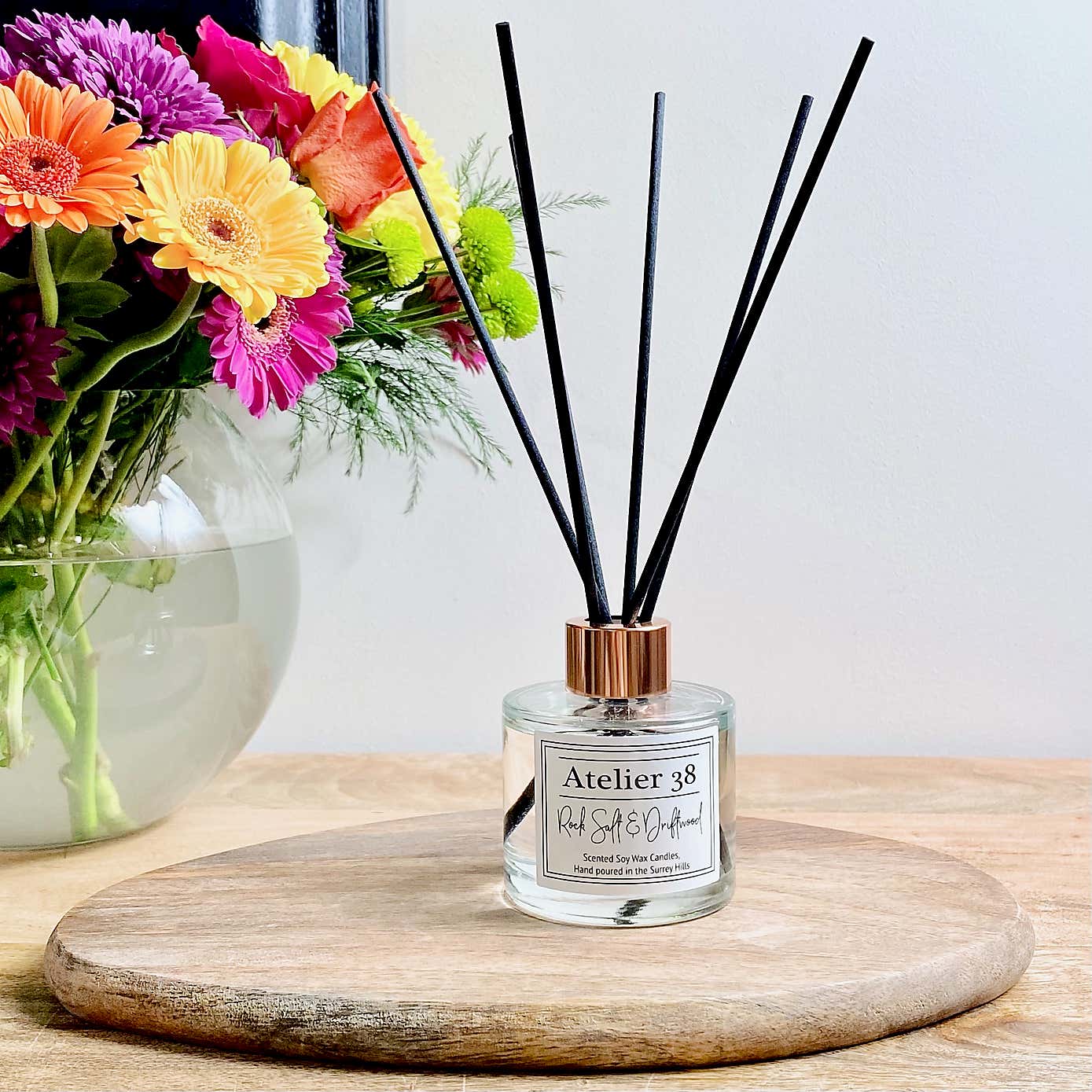 Atelier 38 Rock Salt & Driftwood Reed Diffuser