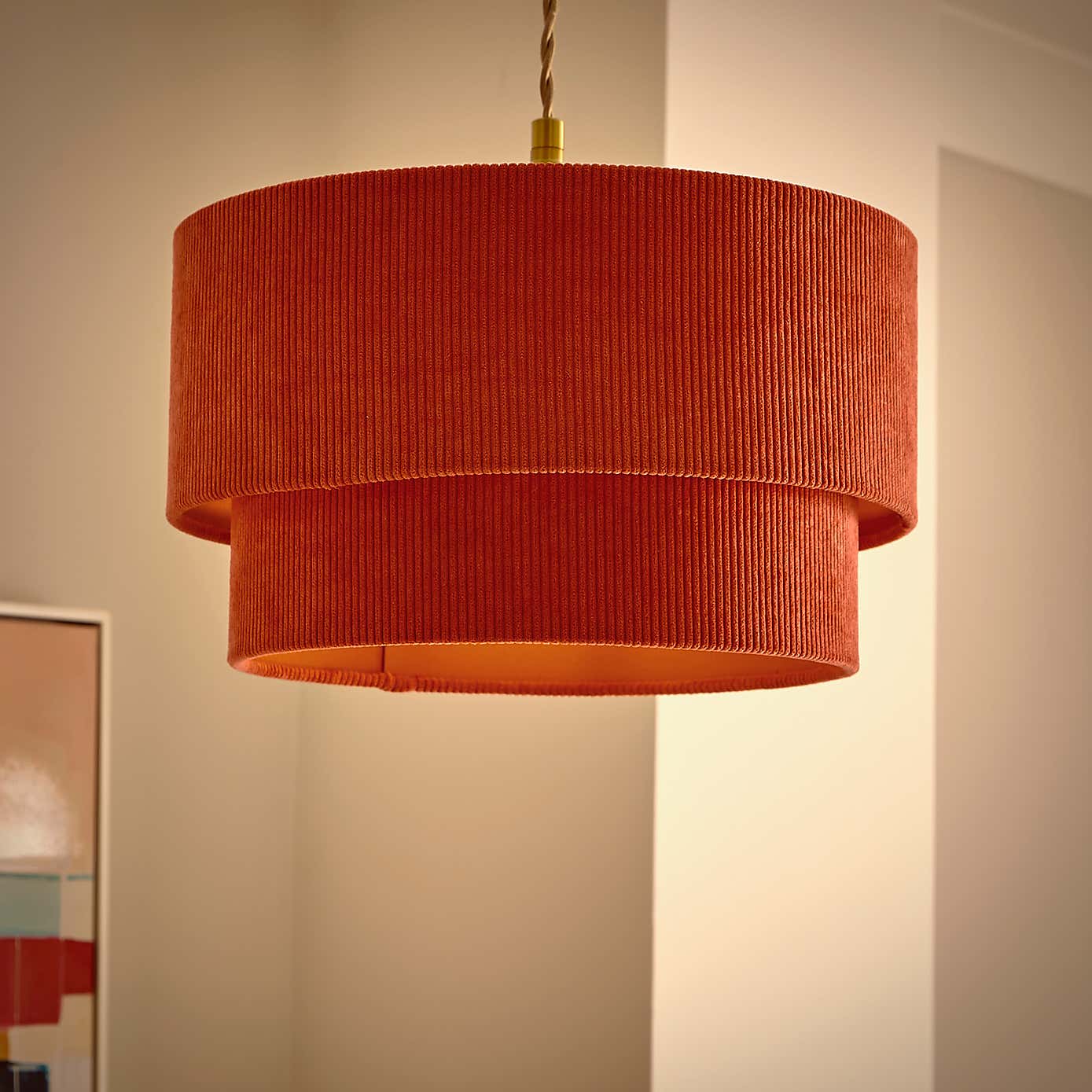 Peyton Cord Two Tier Lamp Shade