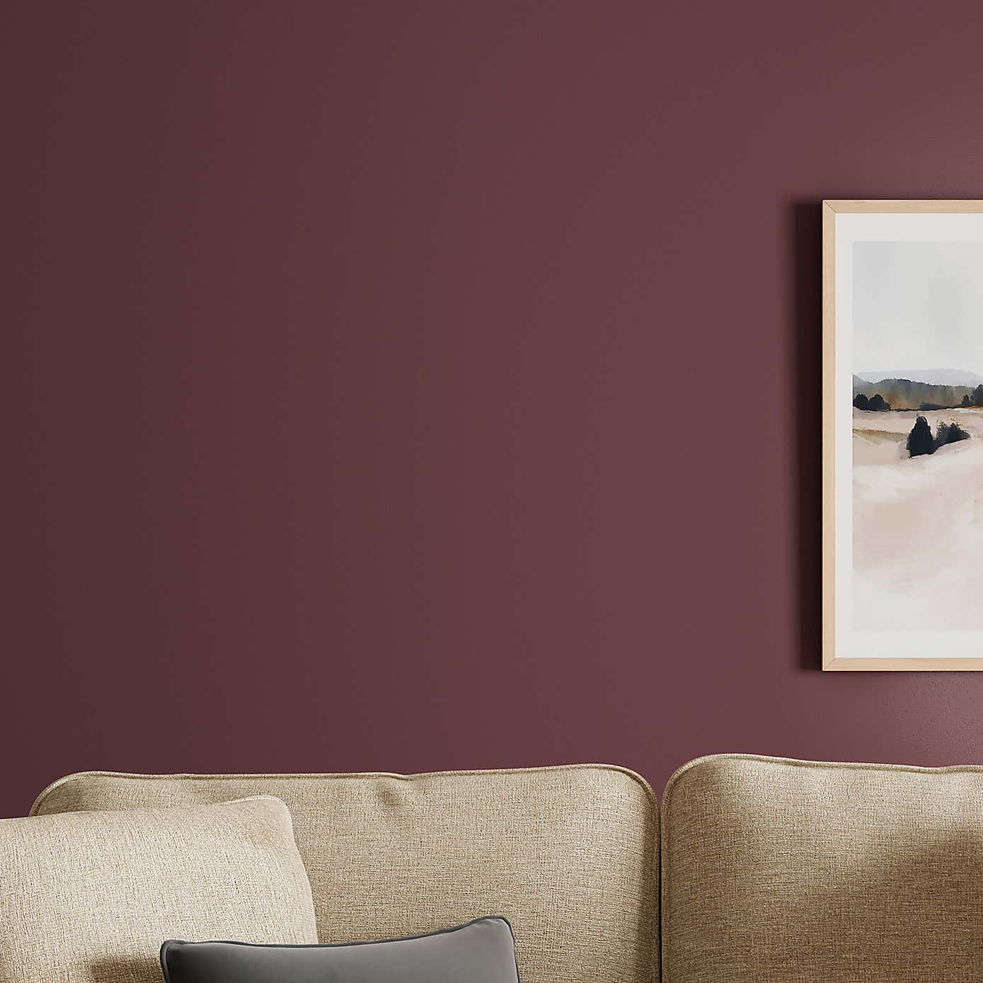 Dunelm Deep Mulberry Eggshell Emulsion Paint