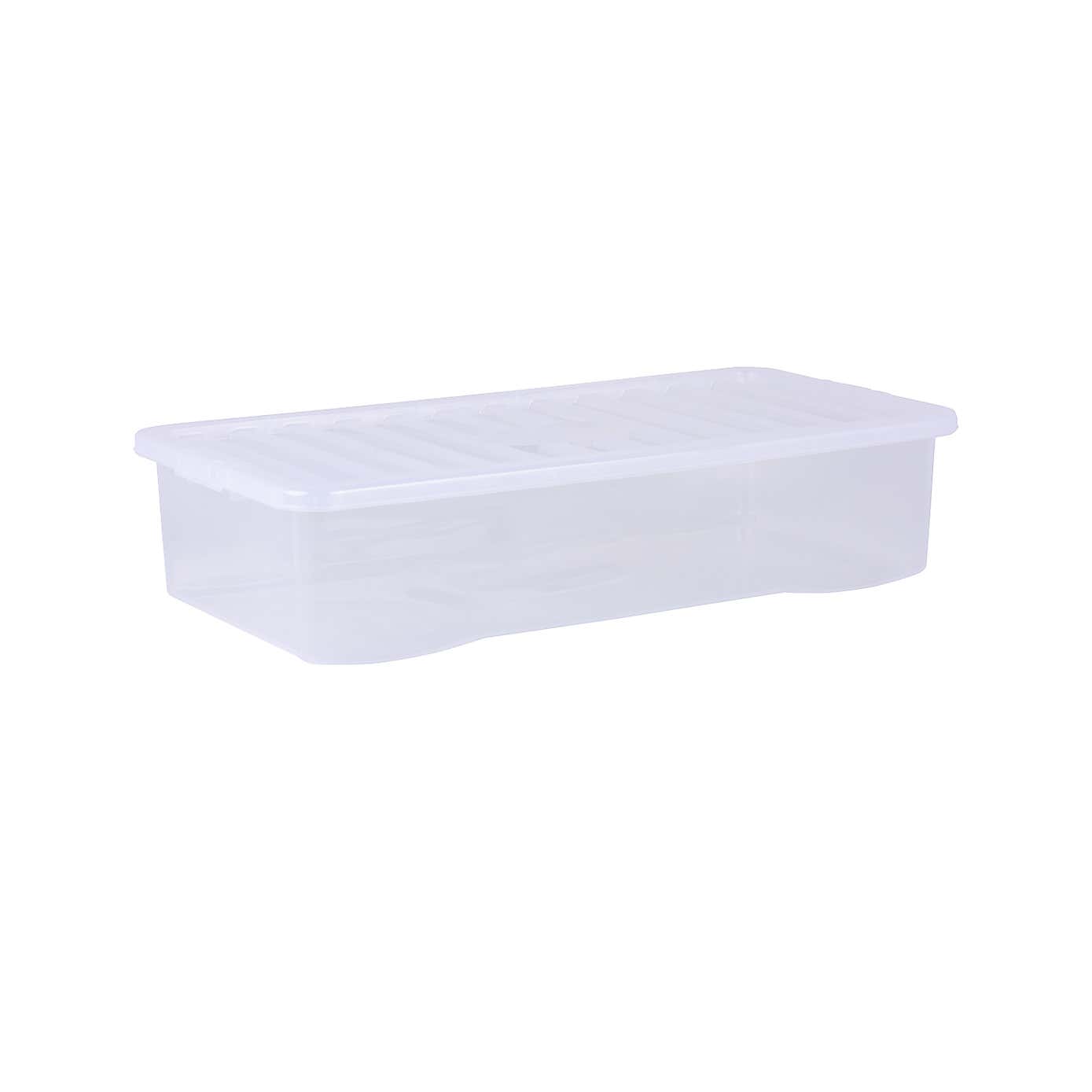 Wham Crystal Set of 5 Underbed Boxes & Lids
