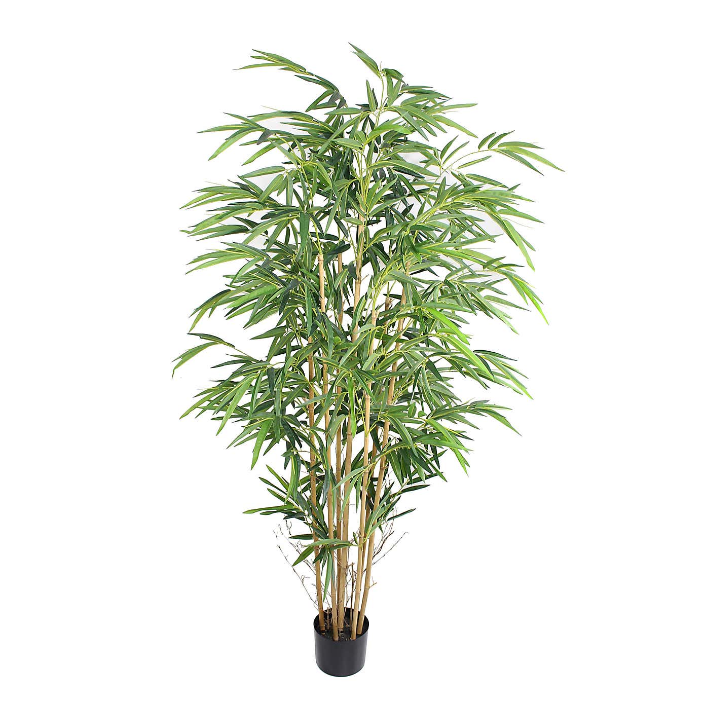 Artificial Natural Bamboo Tree in Black Plant Pot