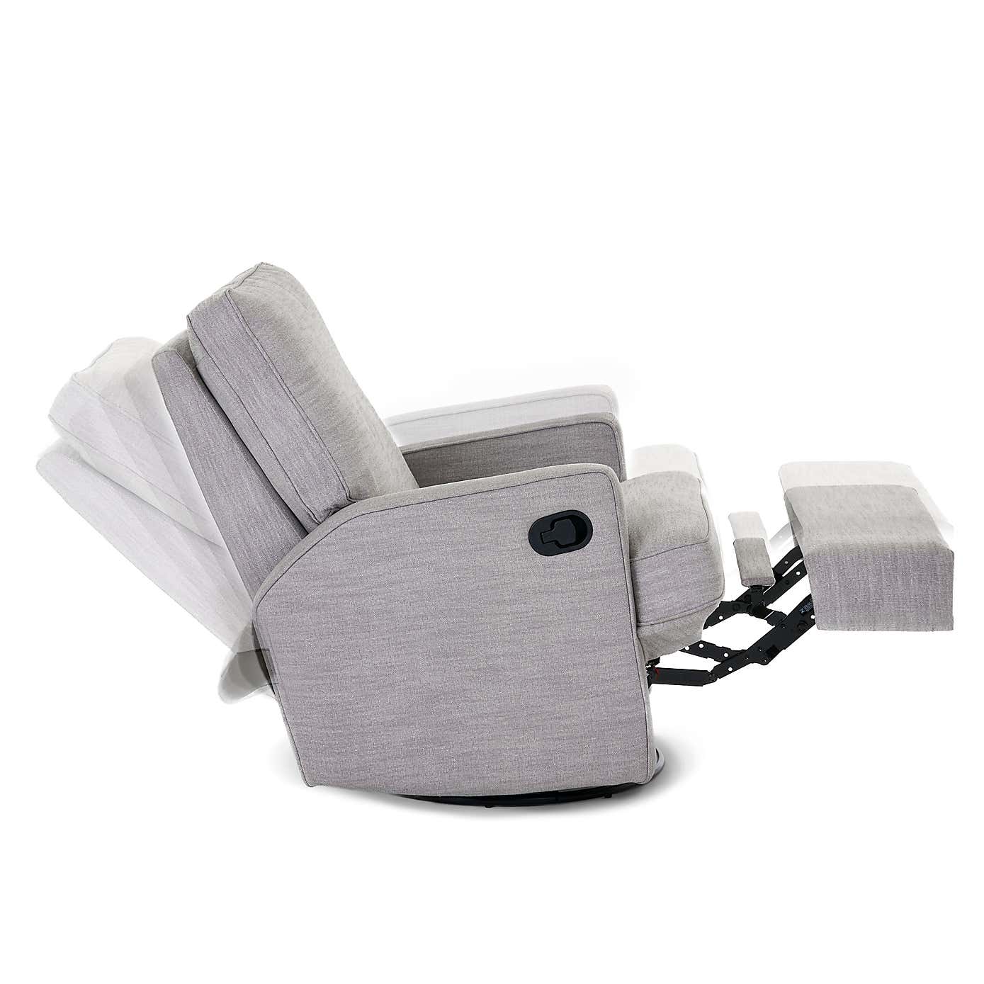 Obaby Madison Swivel Glider Recliner Chair