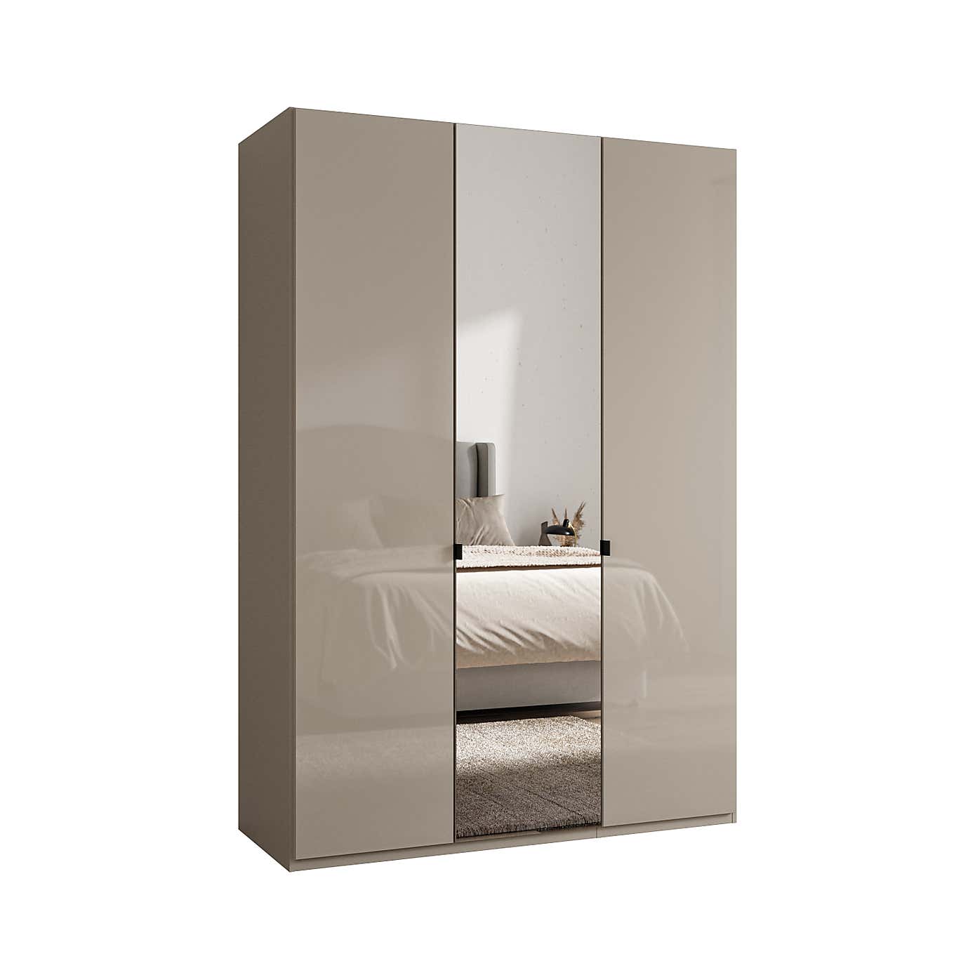 Wiemann Kahla 3 Door Mirrored Wardrobe